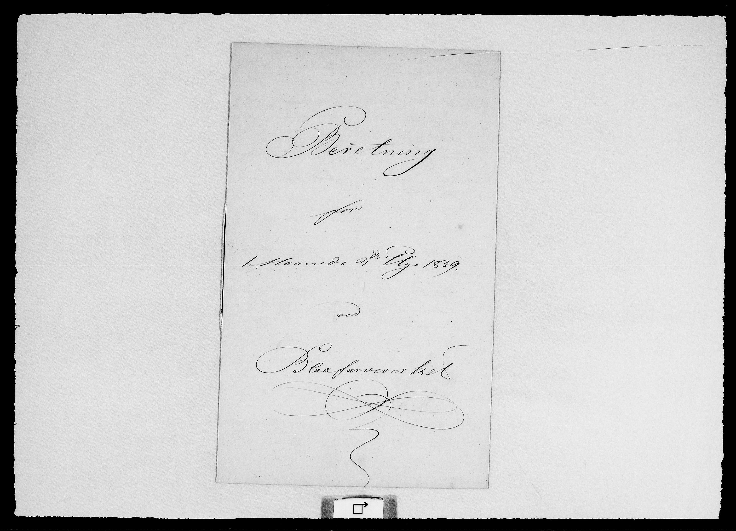 Modums Blaafarveværk, AV/RA-PA-0157/G/Ge/L0324/0001: -- / Berigt over arbeiderne ved farveverket, 1839-1841, s. 2