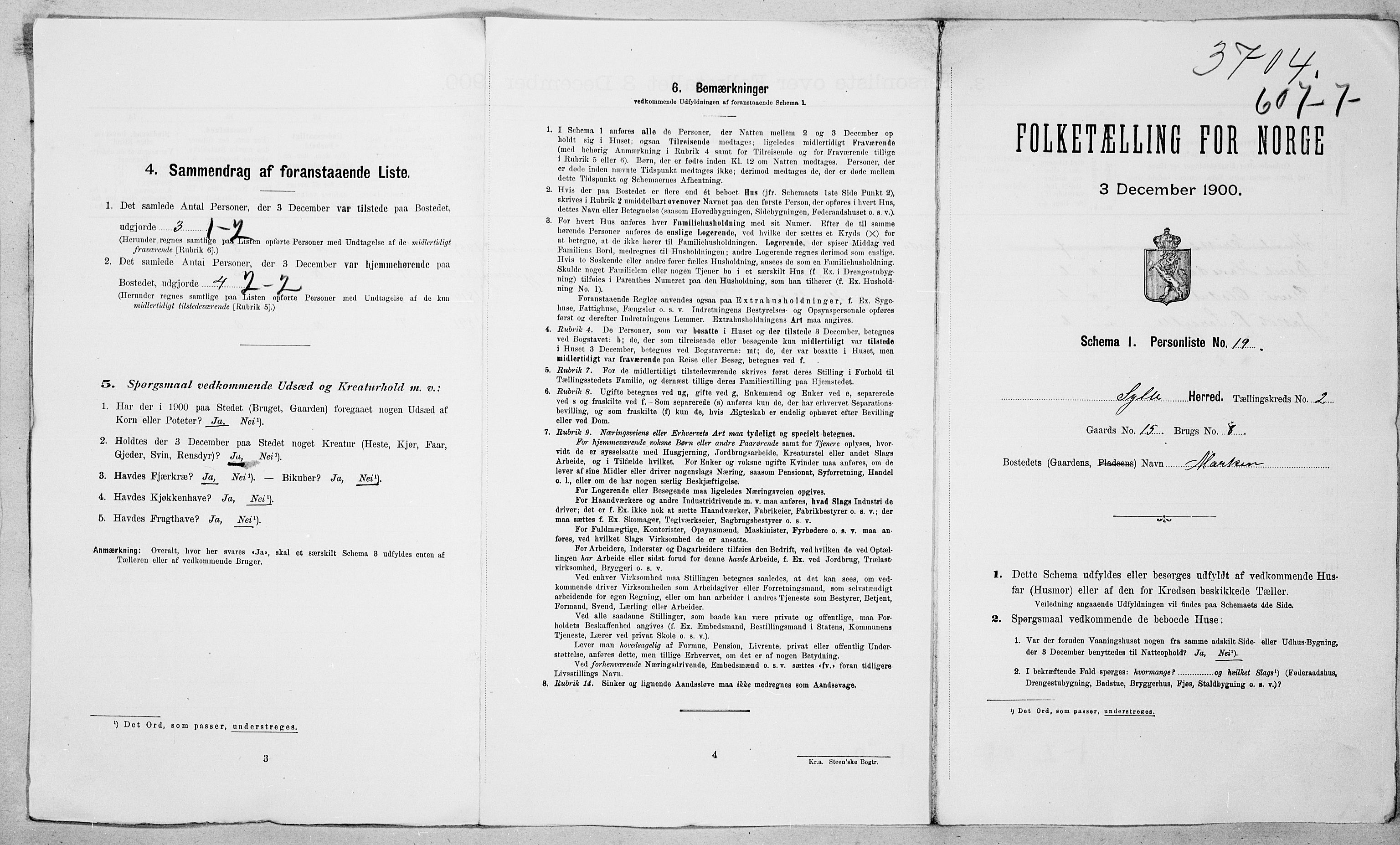 SAT, Folketelling 1900 for 1536 Sylte herred, 1900, s. 18