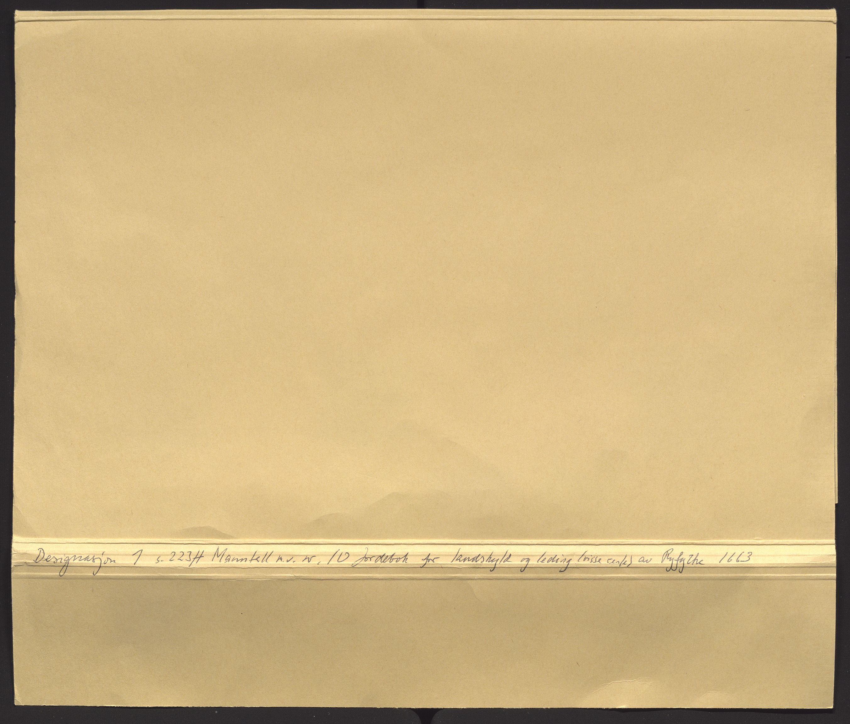 Stavanger len, AV/SAST-A-101870/Ob/L0034: Diverse, 1663, s. 1