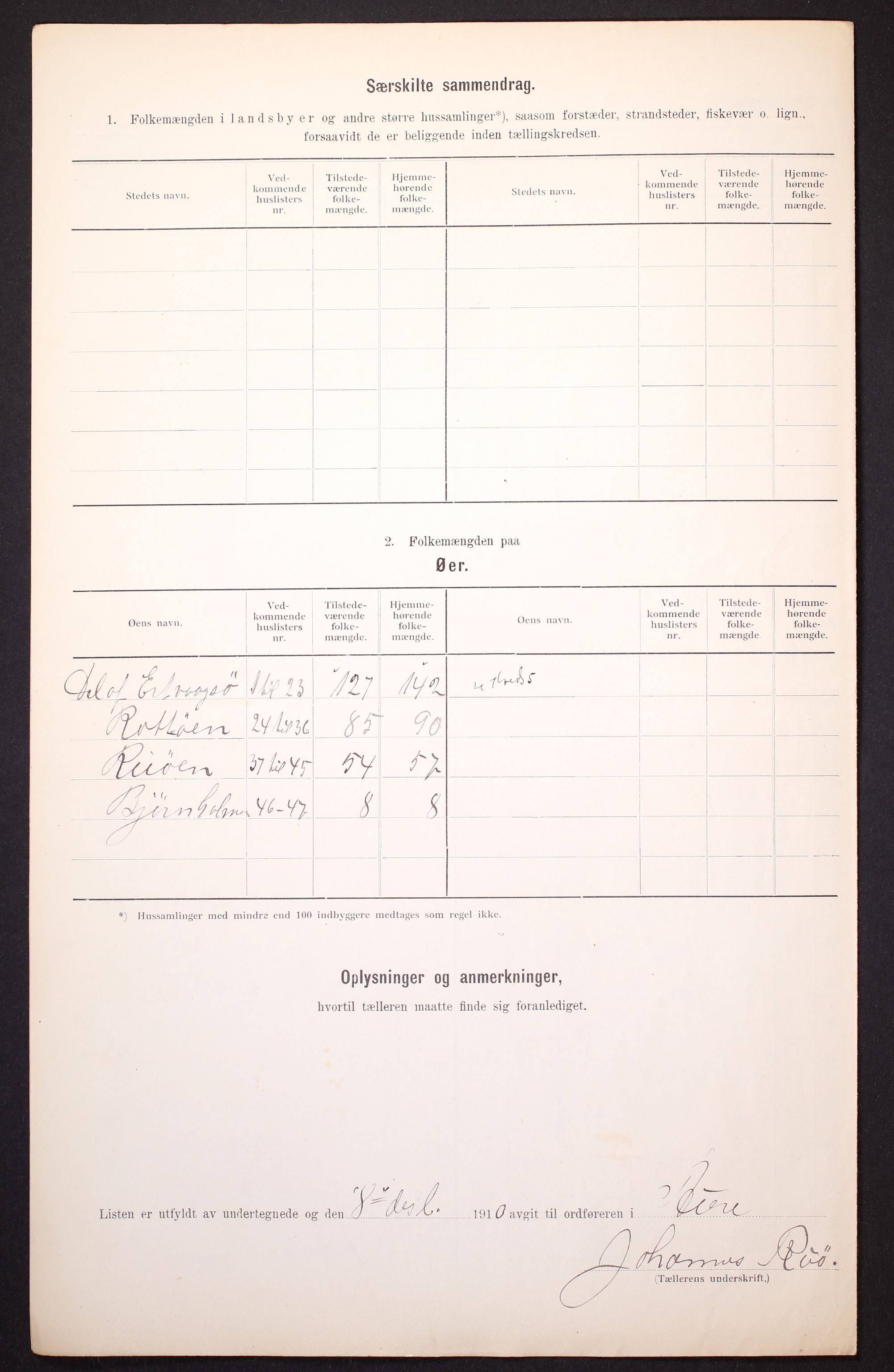 RA, Folketelling 1910 for 1569 Aure herred, 1910, s. 9