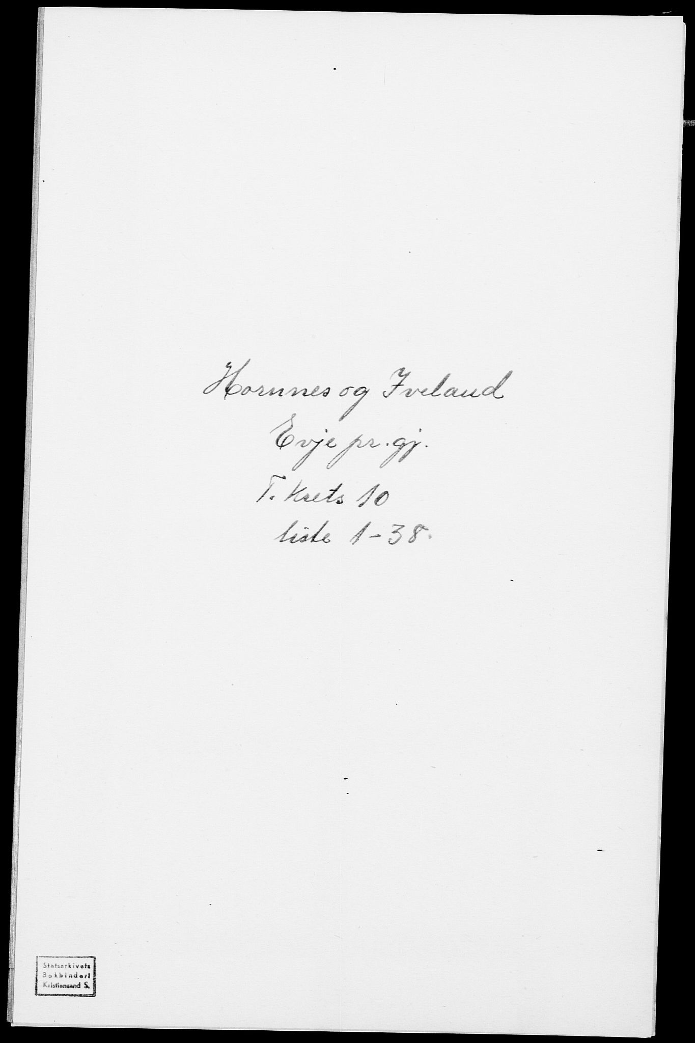 SAK, Folketelling 1875 for 0934P Evje prestegjeld, 1875, s. 838
