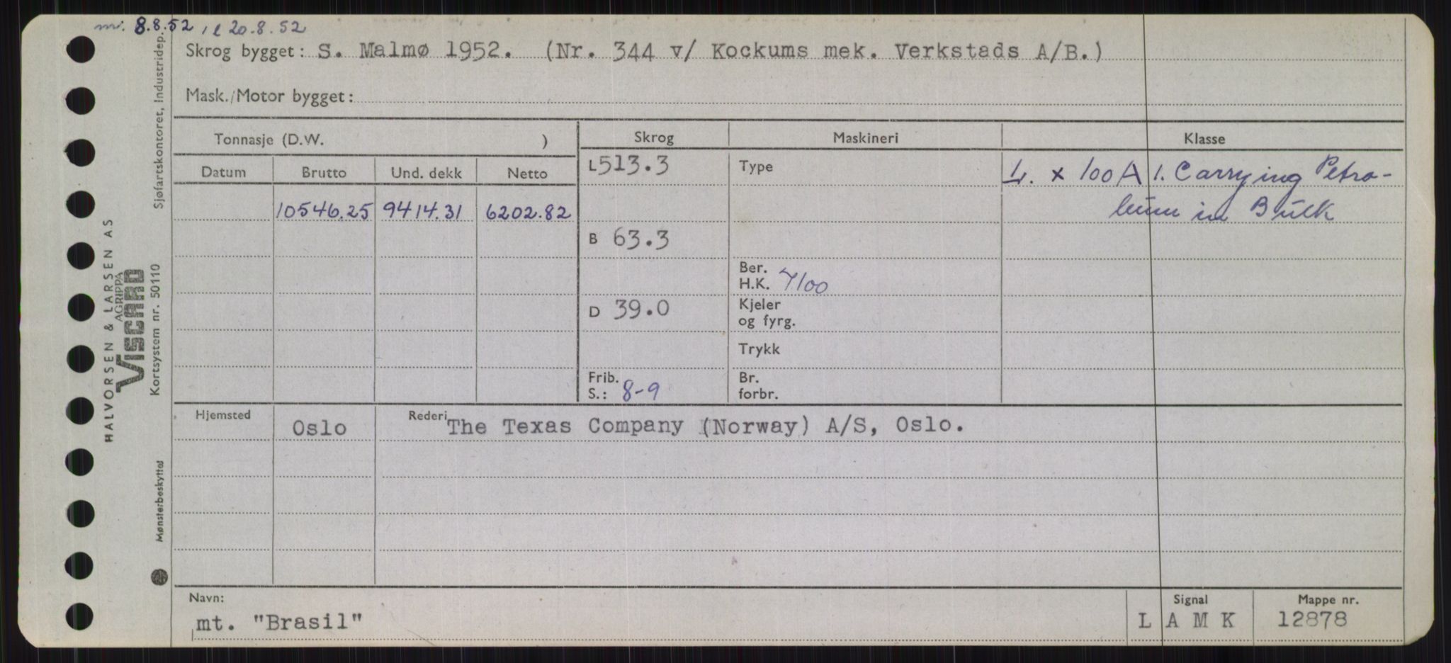 Sjøfartsdirektoratet med forløpere, Skipsmålingen, AV/RA-S-1627/H/Hb/L0001: Fartøy, A-D, s. 359