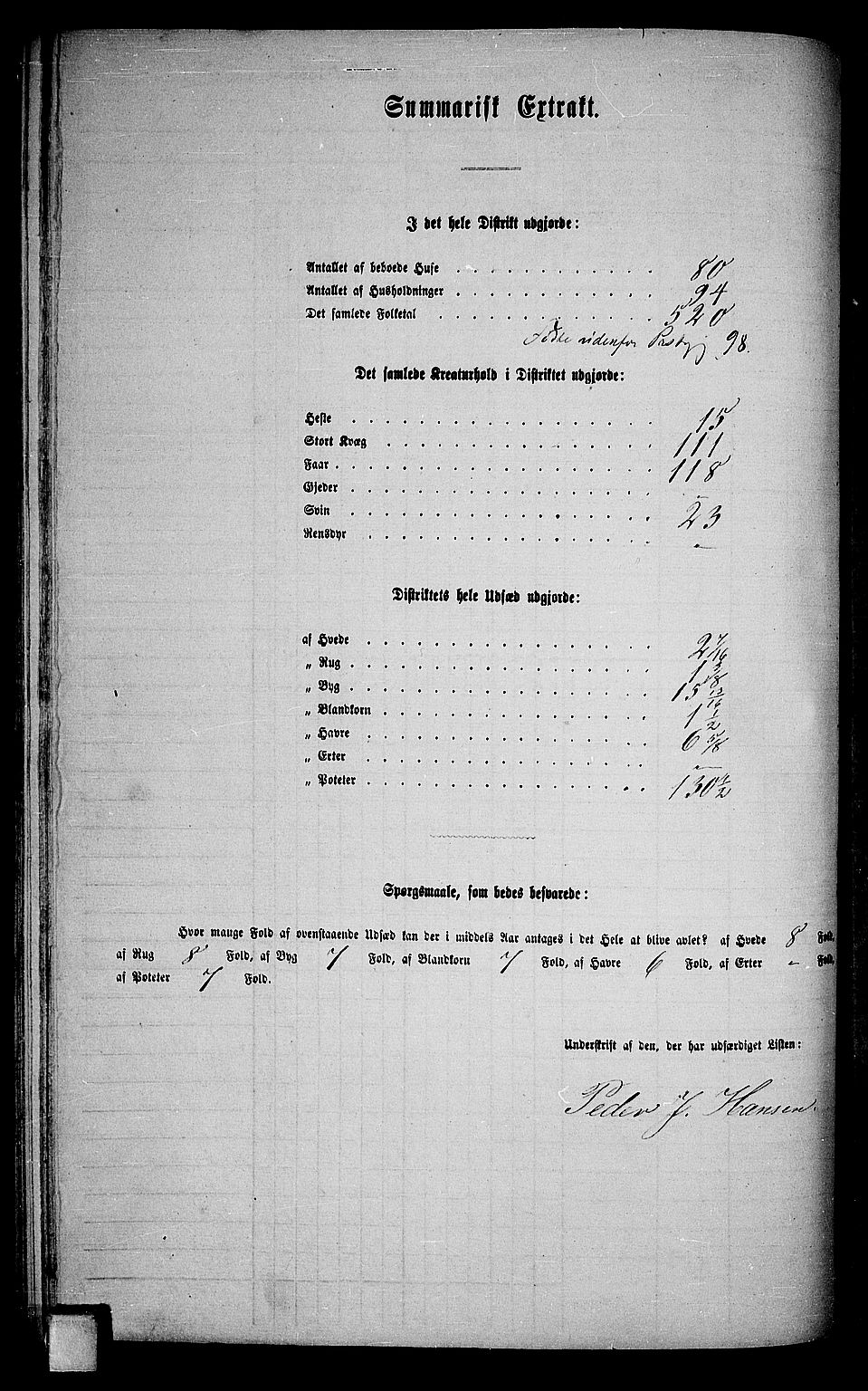 RA, Folketelling 1865 for 0816L Kragerø prestegjeld, Sannidal sokn og Skåtøy sokn, 1865, s. 63