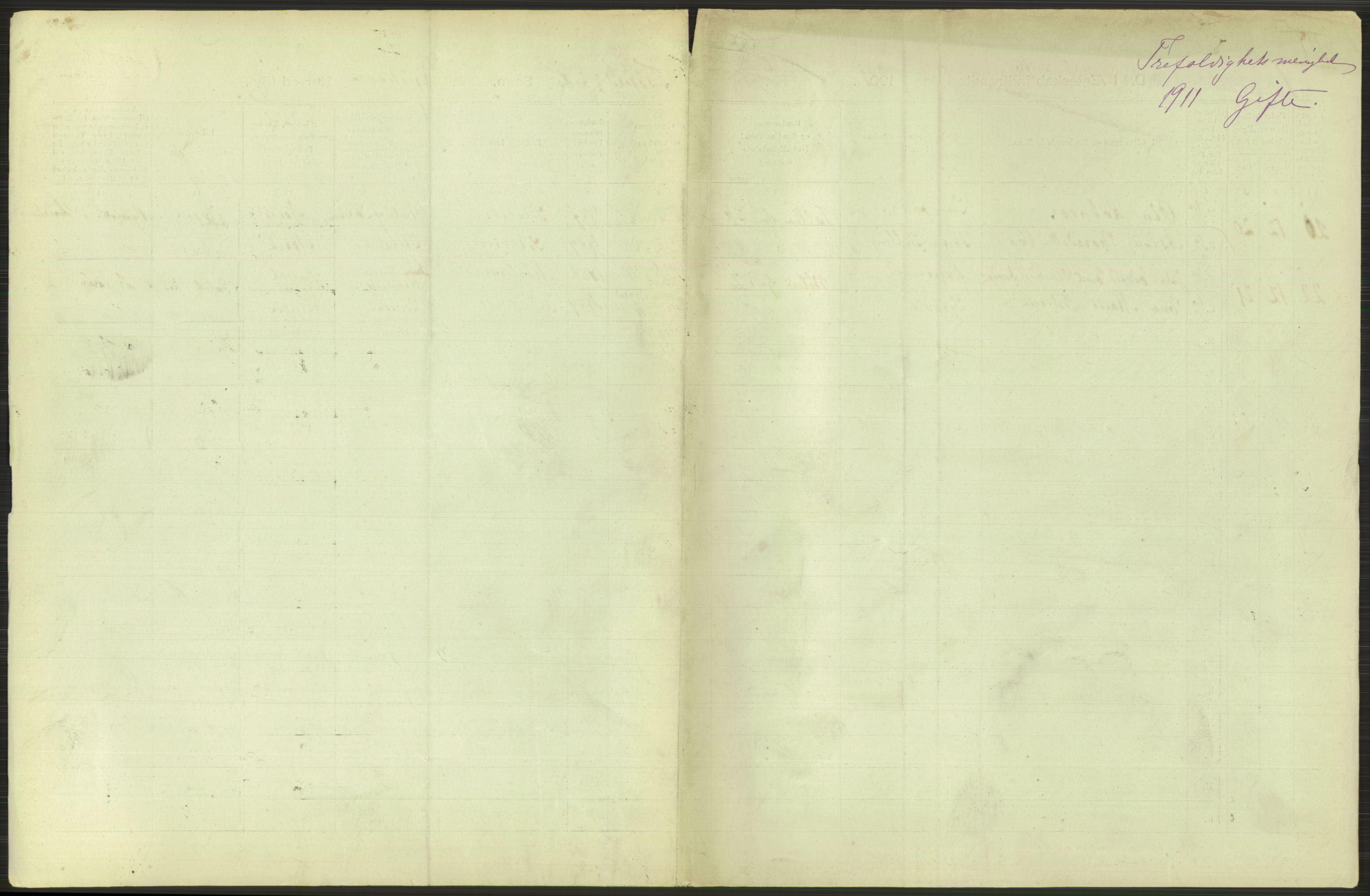 Statistisk sentralbyrå, Sosiodemografiske emner, Befolkning, AV/RA-S-2228/D/Df/Dfb/Dfba/L0008: Kristiania: Gifte, 1911, s. 615