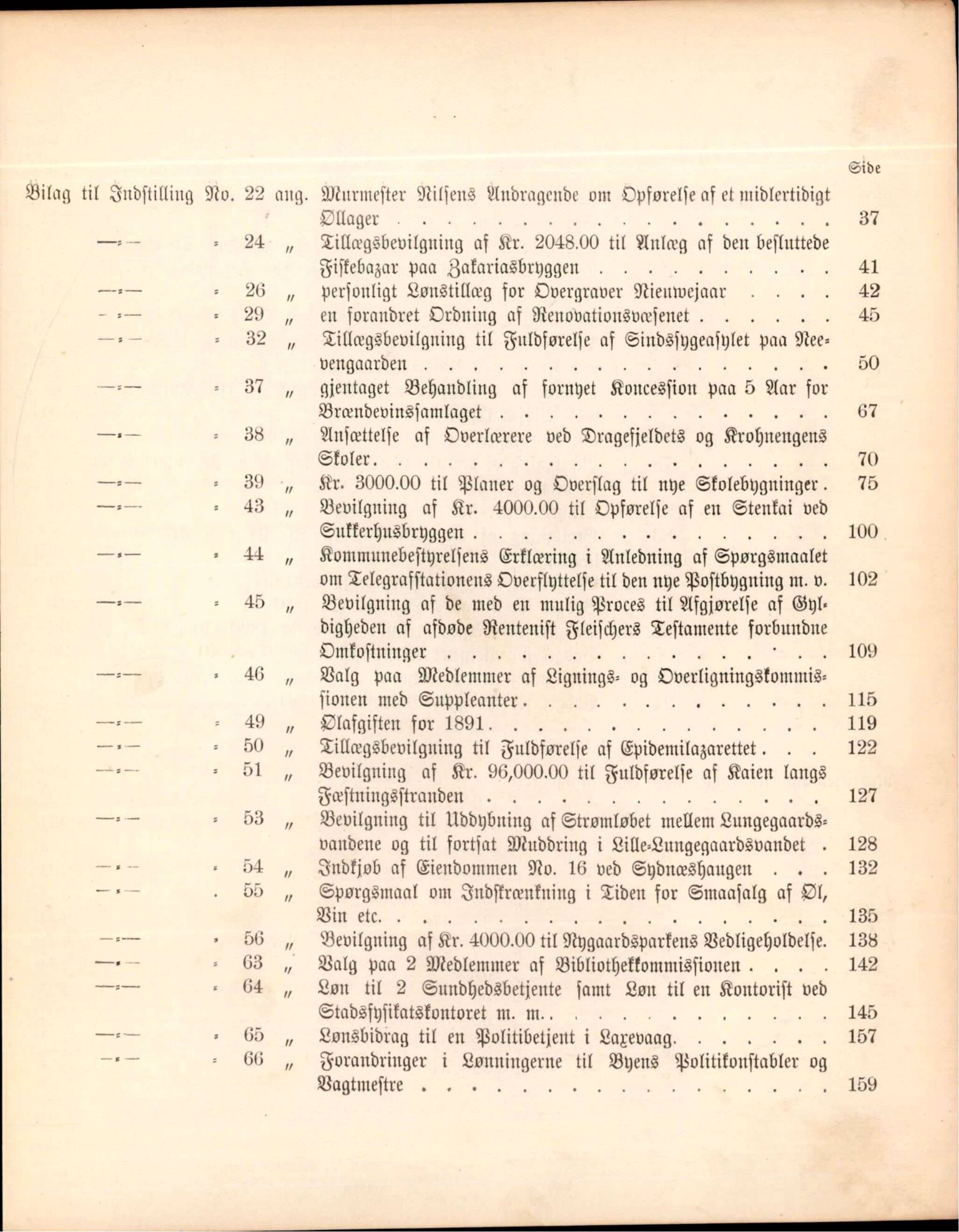 Bergen kommune. Formannskapet, BBA/A-0003/Ad/L0045: Bergens Kommuneforhandlinger, 1890