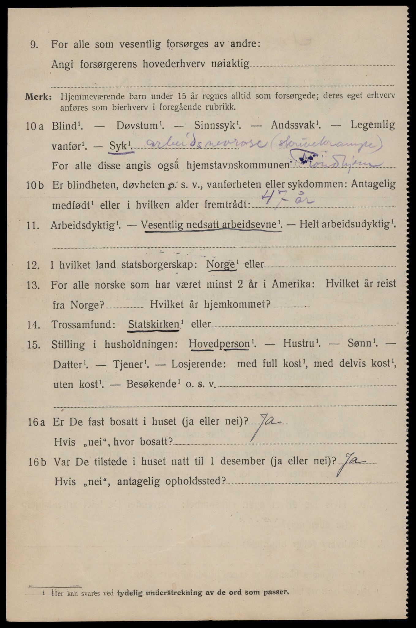 SAT, Folketelling 1920 for 1601 Trondheim kjøpstad, 1920, s. 81451