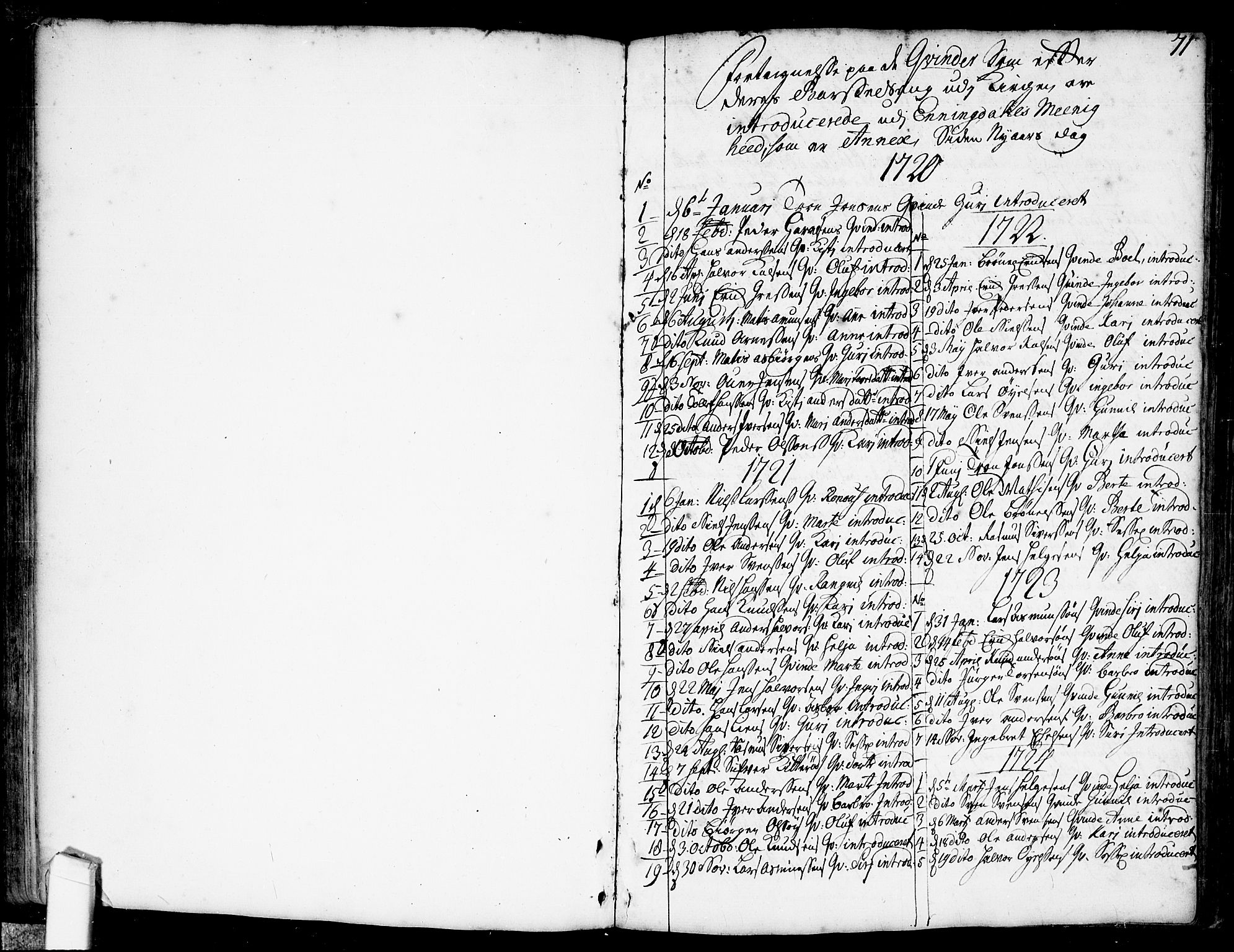 Idd prestekontor Kirkebøker, SAO/A-10911/F/Fb/L0001: Ministerialbok nr. II 1, 1720-1789, s. 71