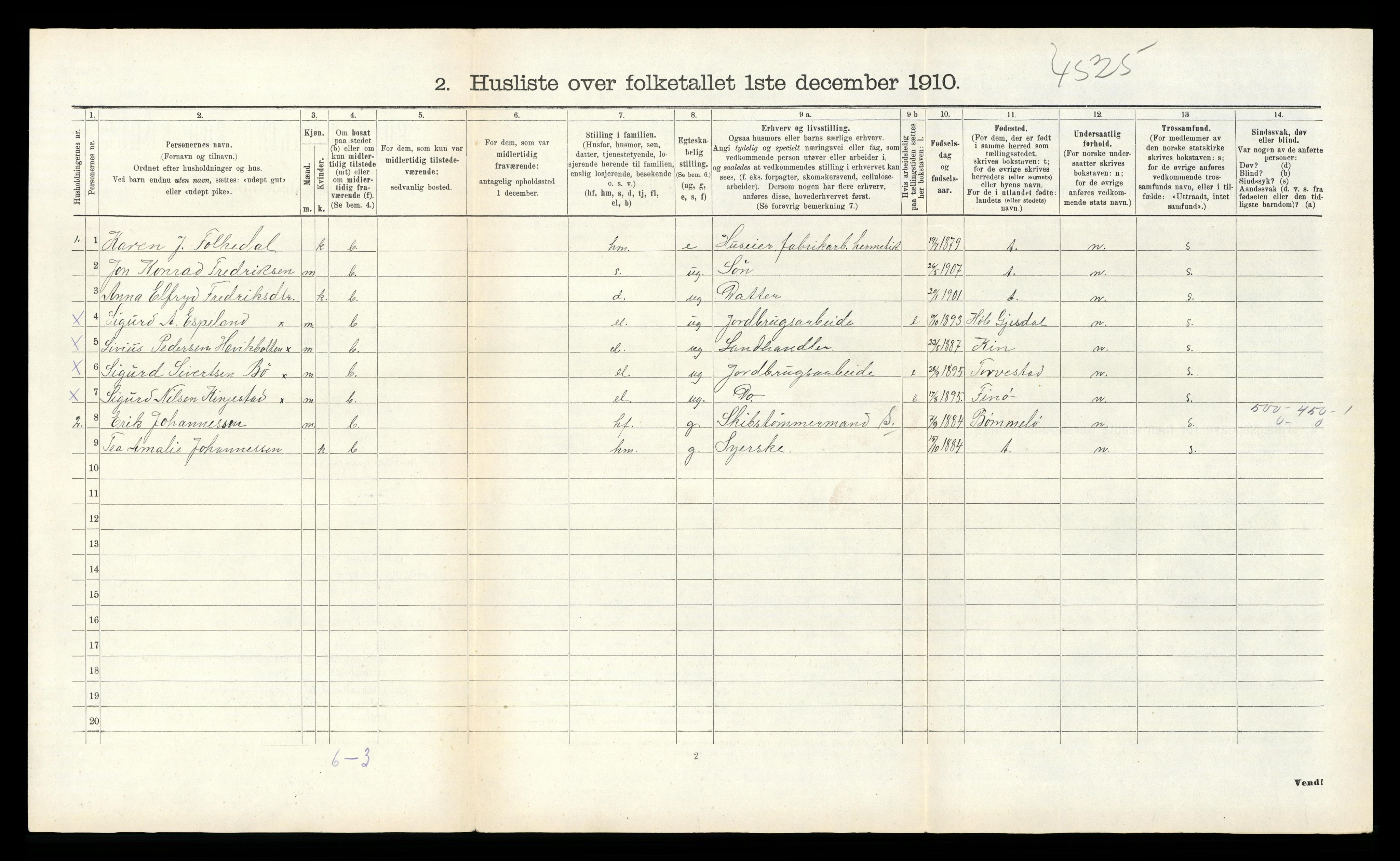 RA, Folketelling 1910 for 1148 Kopervik herred, 1910, s. 242