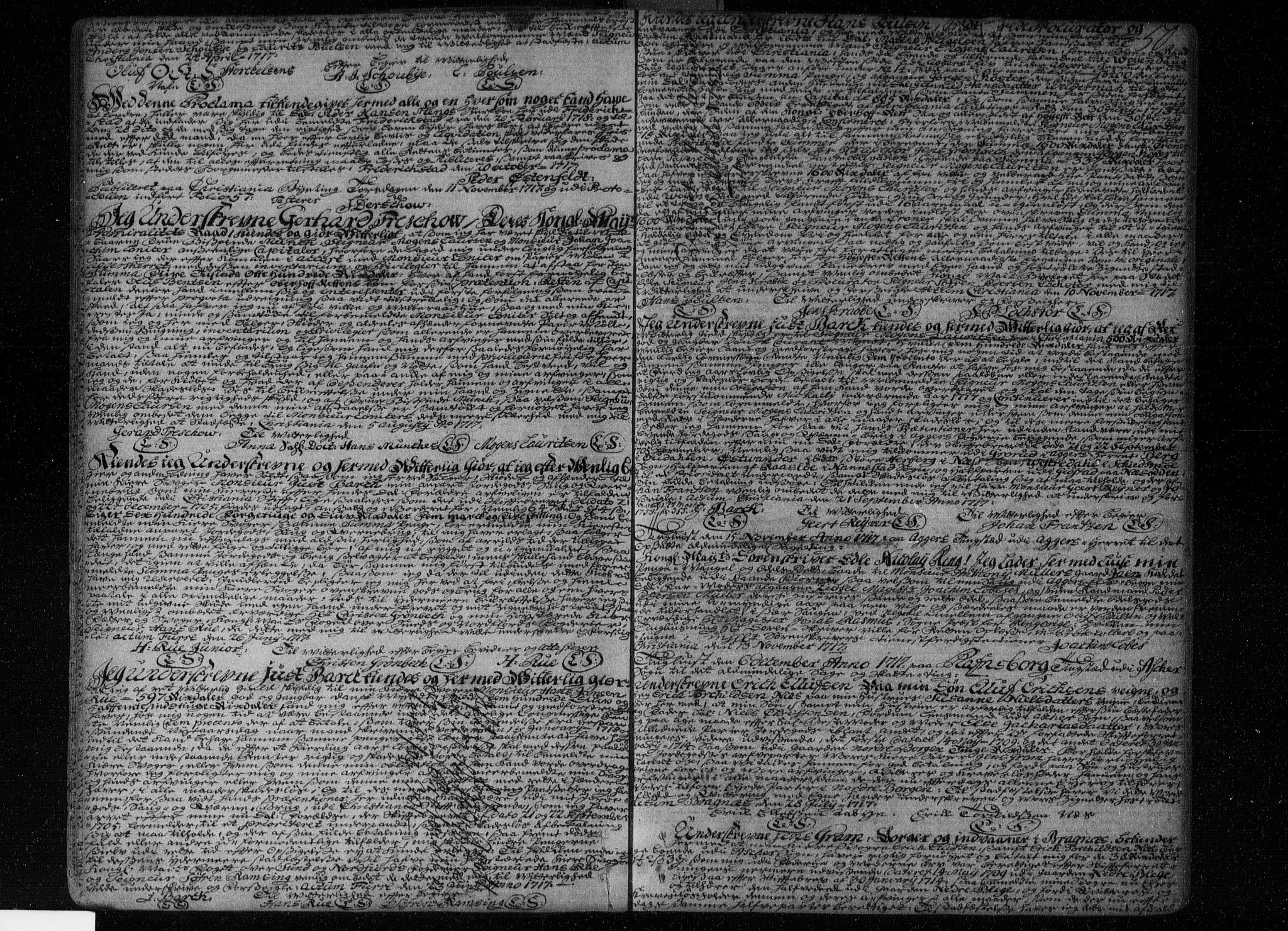 Aker sorenskriveri, SAO/A-10895/G/Gb/Gba/L0001: Pantebok nr. I 1, 1710-1740, s. 50