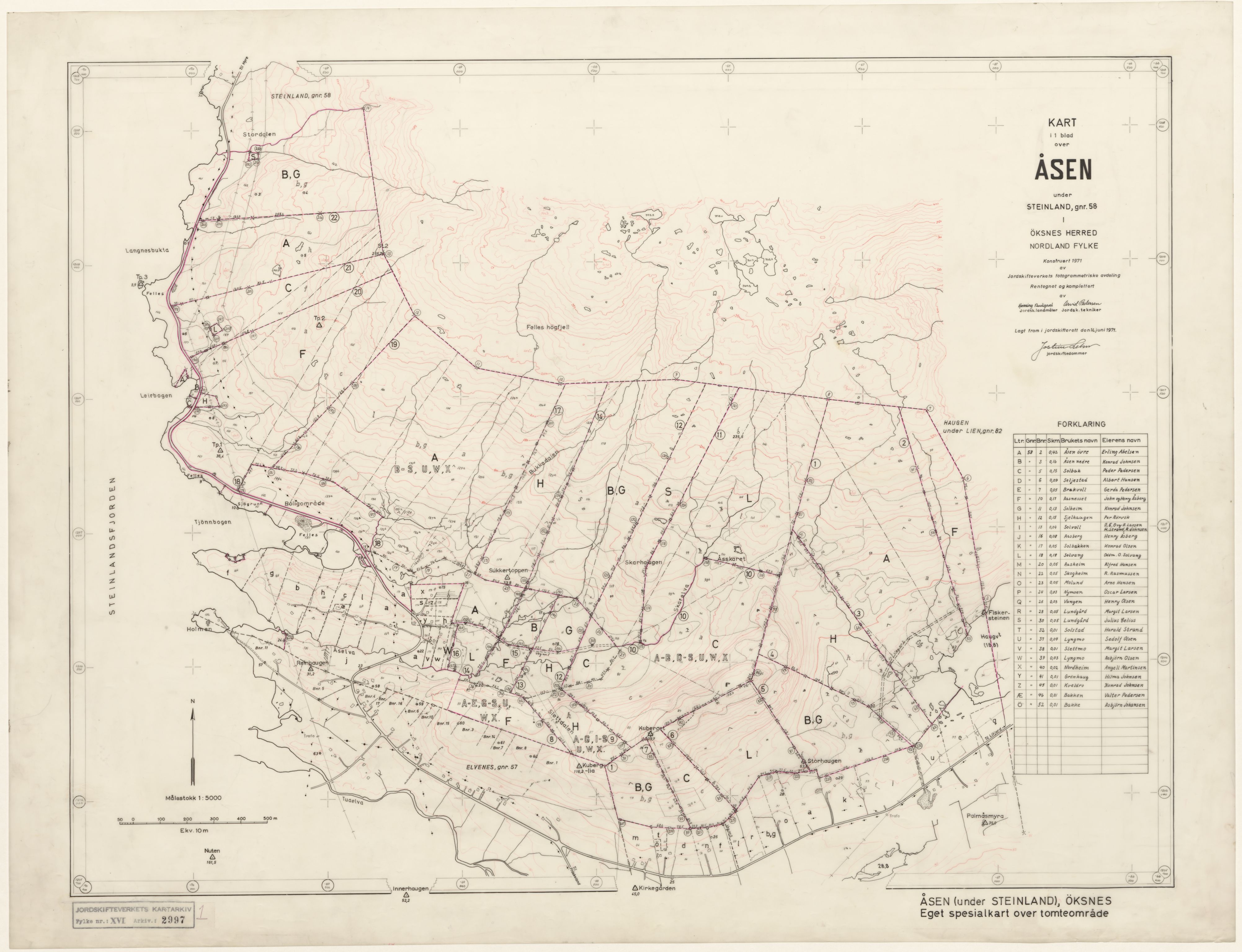 Jordskifteverkets kartarkiv, AV/RA-S-3929/T, 1859-1988, s. 3910