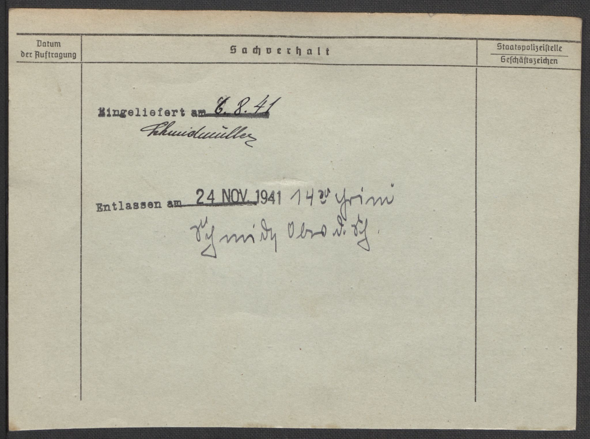 Befehlshaber der Sicherheitspolizei und des SD, AV/RA-RAFA-5969/E/Ea/Eaa/L0002: Register over norske fanger i Møllergata 19: Bj-Eng, 1940-1945, s. 684