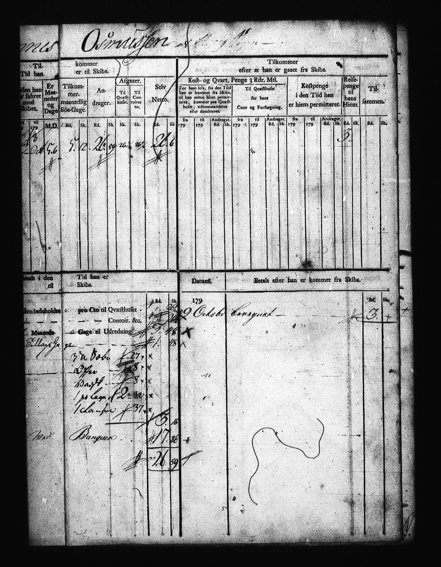 Sjøetaten, AV/RA-EA-3110/F/L0015: Kristiansand distrikt, bind 2, 1790