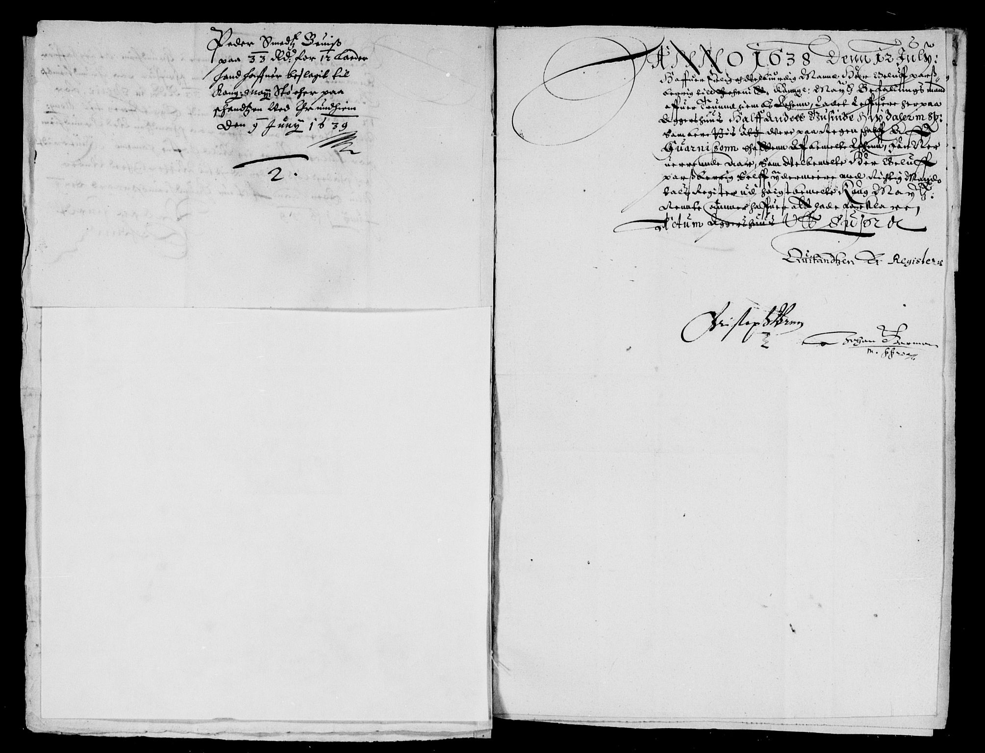 Rentekammeret inntil 1814, Reviderte regnskaper, Lensregnskaper, AV/RA-EA-5023/R/Rb/Rbw/L0064: Trondheim len, 1638-1639