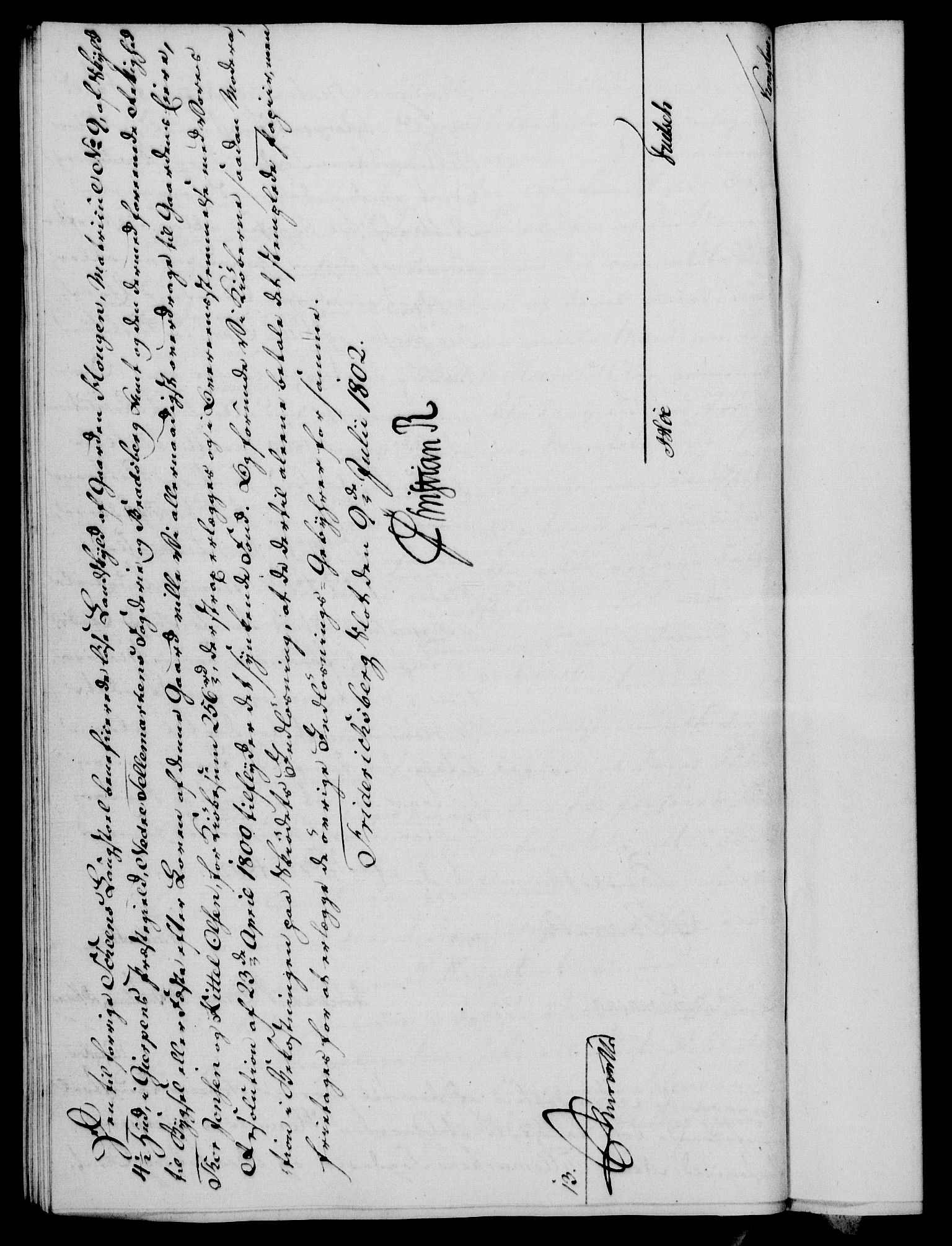 Rentekammeret, Kammerkanselliet, RA/EA-3111/G/Gf/Gfa/L0084: Norsk relasjons- og resolusjonsprotokoll (merket RK 52.84), 1802, s. 479