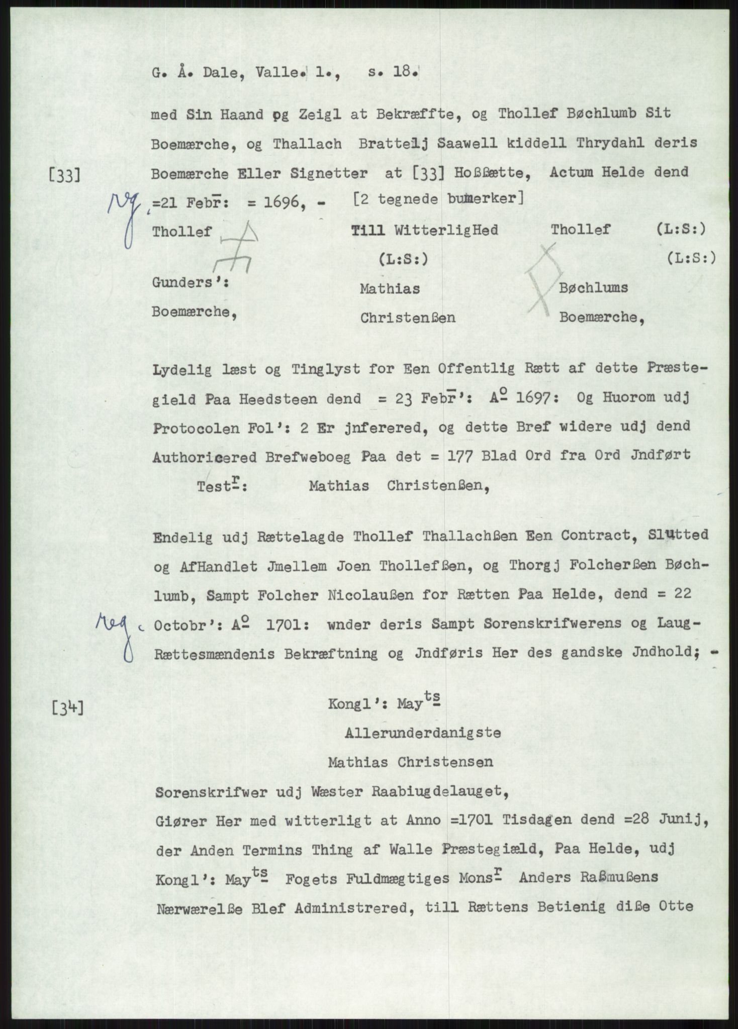 Samlinger til kildeutgivelse, Diplomavskriftsamlingen, AV/RA-EA-4053/H/Ha, s. 1612