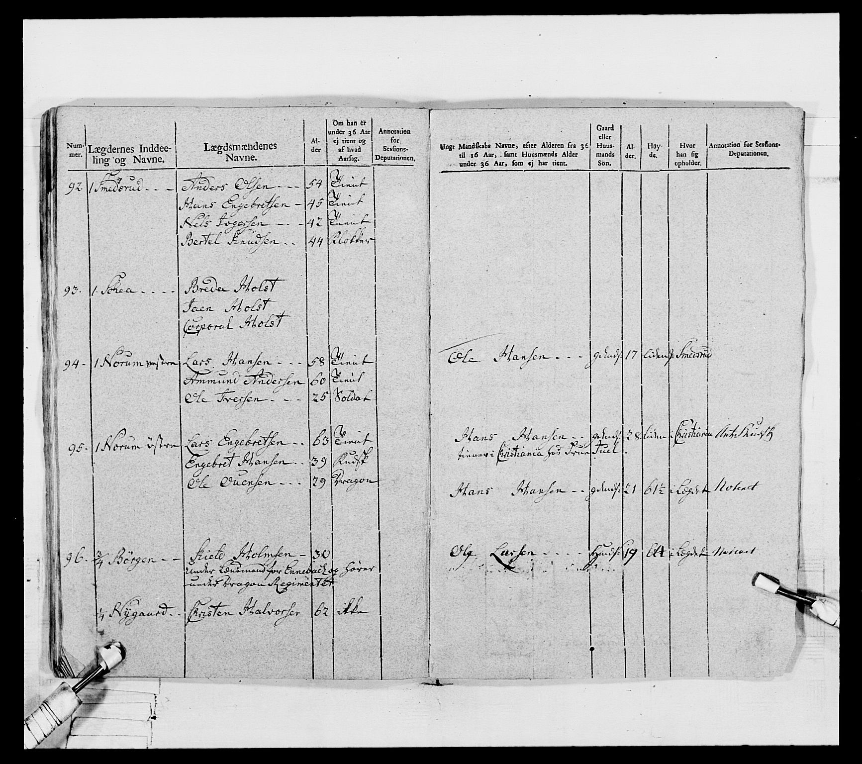 Generalitets- og kommissariatskollegiet, Det kongelige norske kommissariatskollegium, AV/RA-EA-5420/E/Eh/L0067: Opplandske nasjonale infanteriregiment, 1789-1797, s. 438