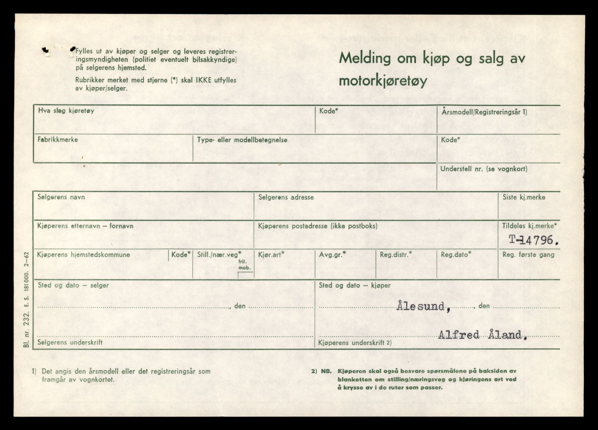 Møre og Romsdal vegkontor - Ålesund trafikkstasjon, AV/SAT-A-4099/F/Fe/L0048: Registreringskort for kjøretøy T 14721 - T 14863, 1927-1998, s. 1601