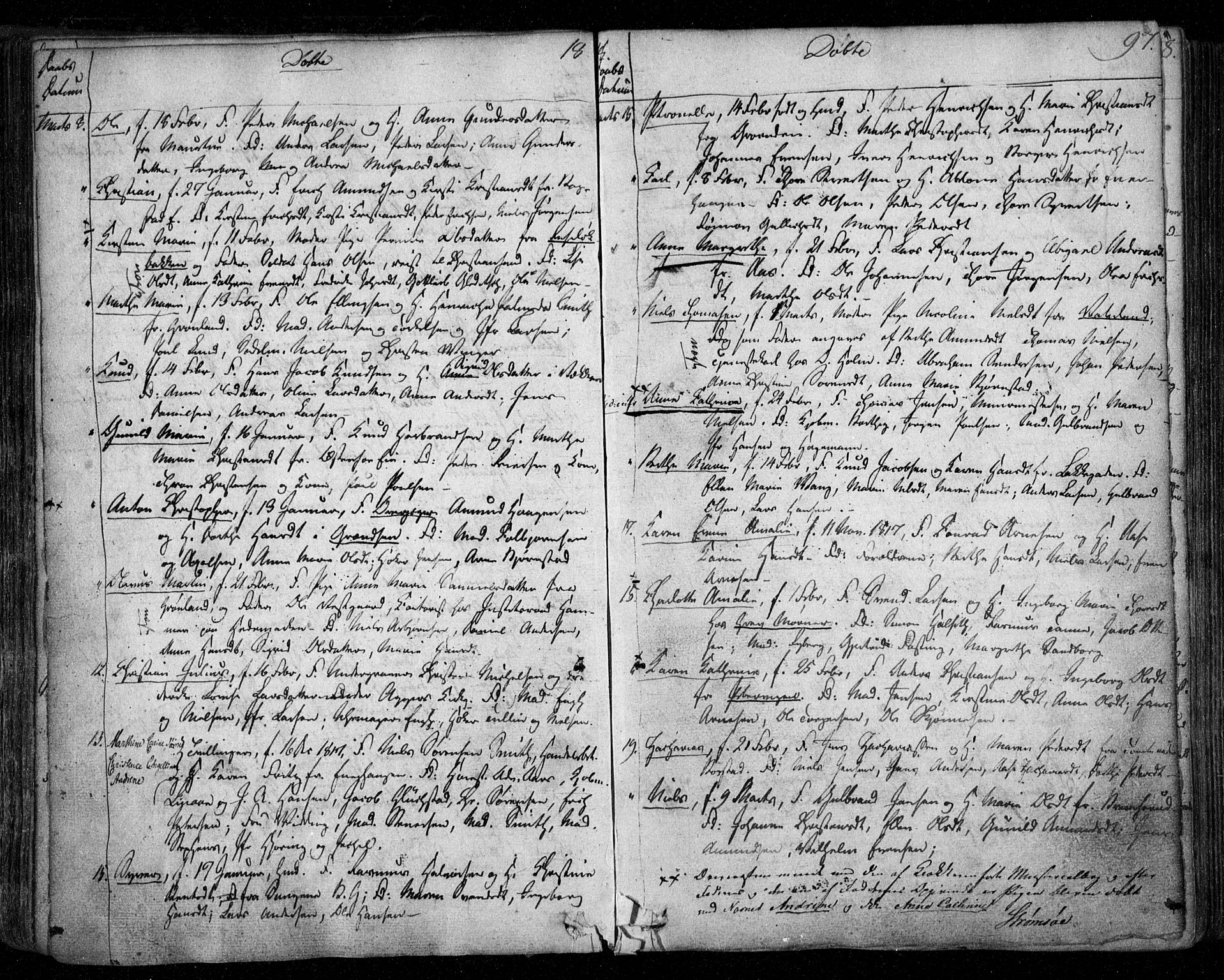 Aker prestekontor kirkebøker, AV/SAO-A-10861/F/L0011: Ministerialbok nr. 11, 1810-1819, s. 97