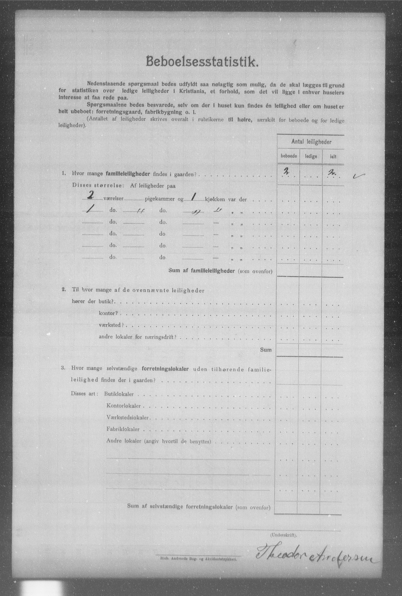 OBA, Kommunal folketelling 31.12.1904 for Kristiania kjøpstad, 1904, s. 3209