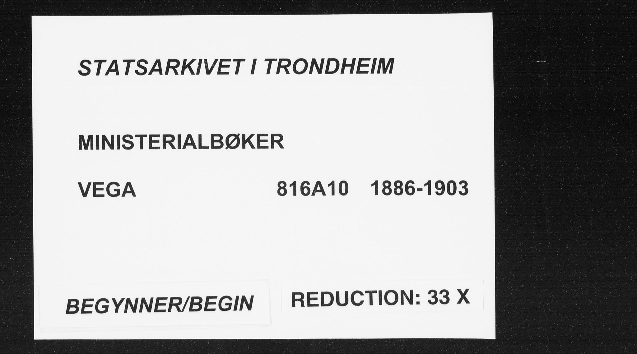 Ministerialprotokoller, klokkerbøker og fødselsregistre - Nordland, AV/SAT-A-1459/816/L0244: Ministerialbok nr. 816A10, 1886-1903