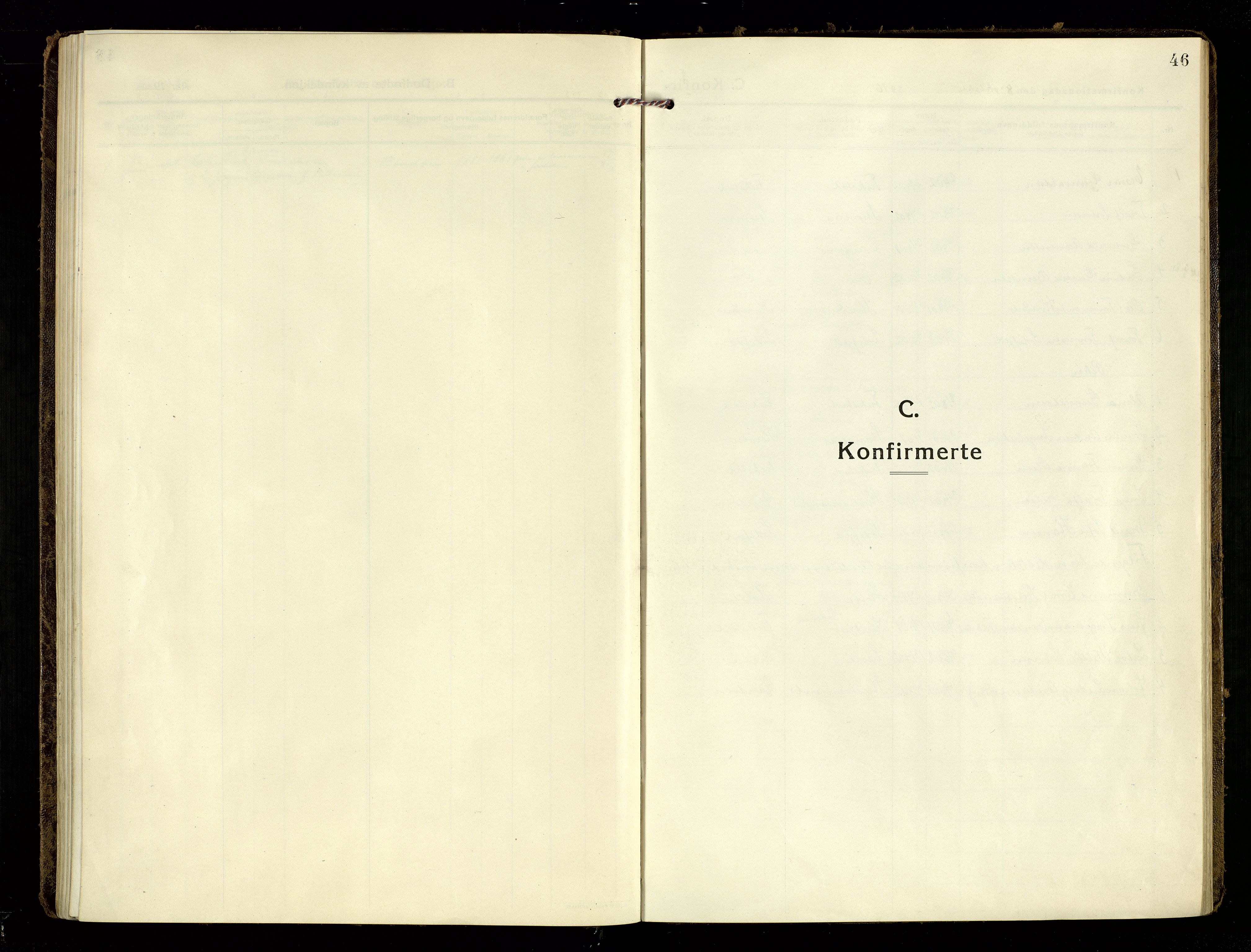Oddernes sokneprestkontor, SAK/1111-0033/F/Fa/Fab/L0004: Ministerialbok nr. A 4, 1916-1935, s. 46