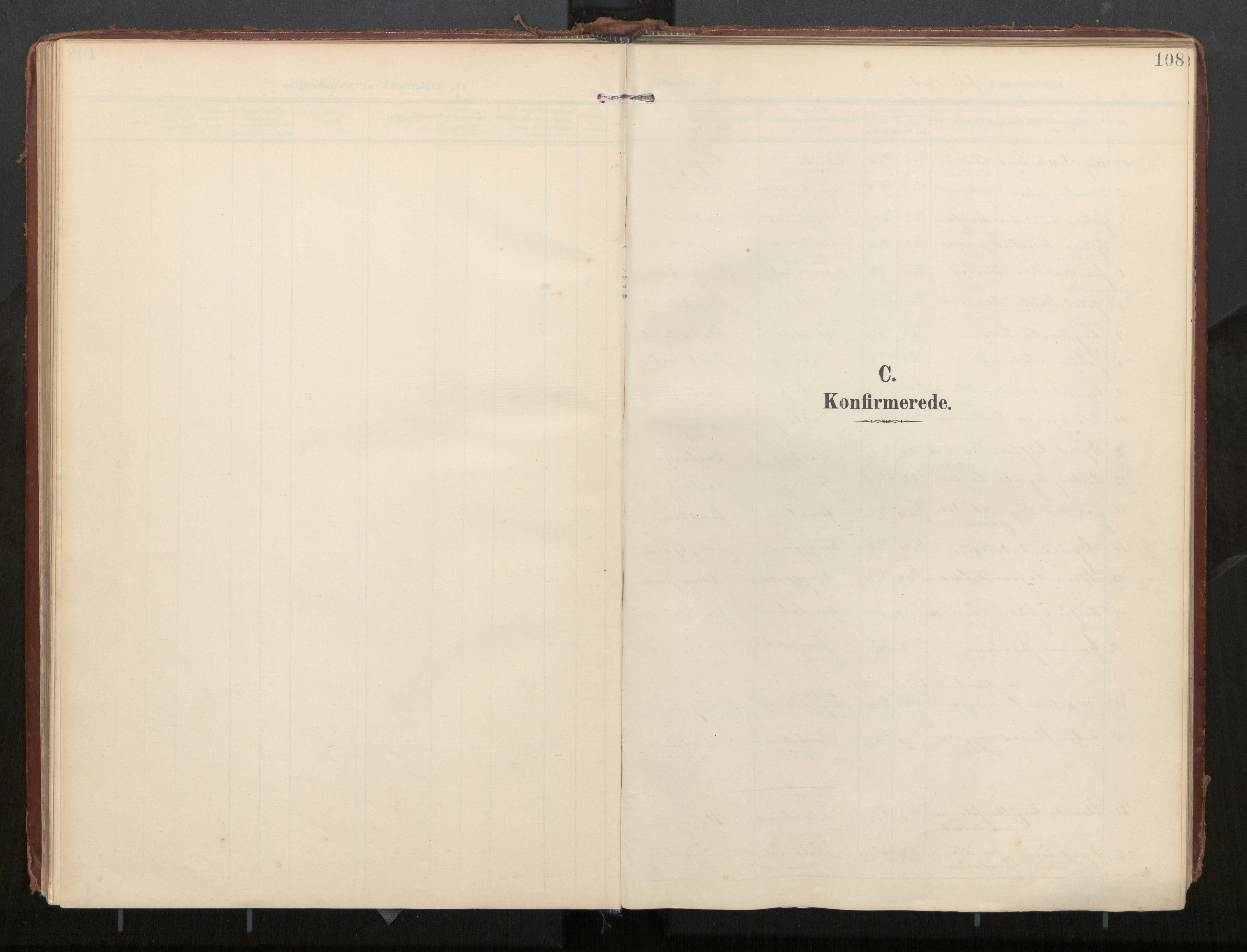 Ministerialprotokoller, klokkerbøker og fødselsregistre - Nordland, AV/SAT-A-1459/884/L1194: Ministerialbok nr. 884A02, 1906-1937, s. 108