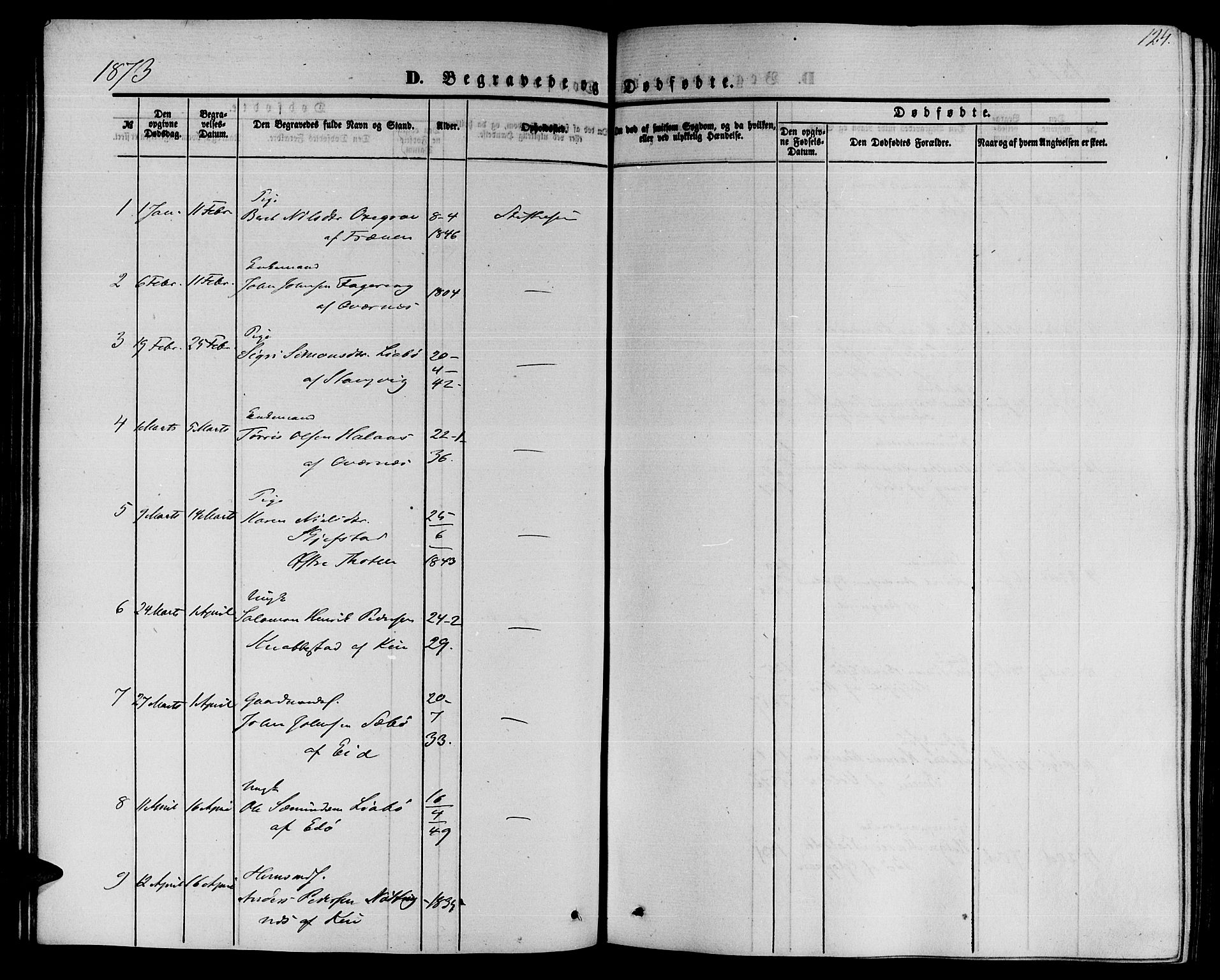 Ministerialprotokoller, klokkerbøker og fødselsregistre - Møre og Romsdal, SAT/A-1454/559/L0713: Ministerialbok nr. 559A01, 1861-1886, s. 124