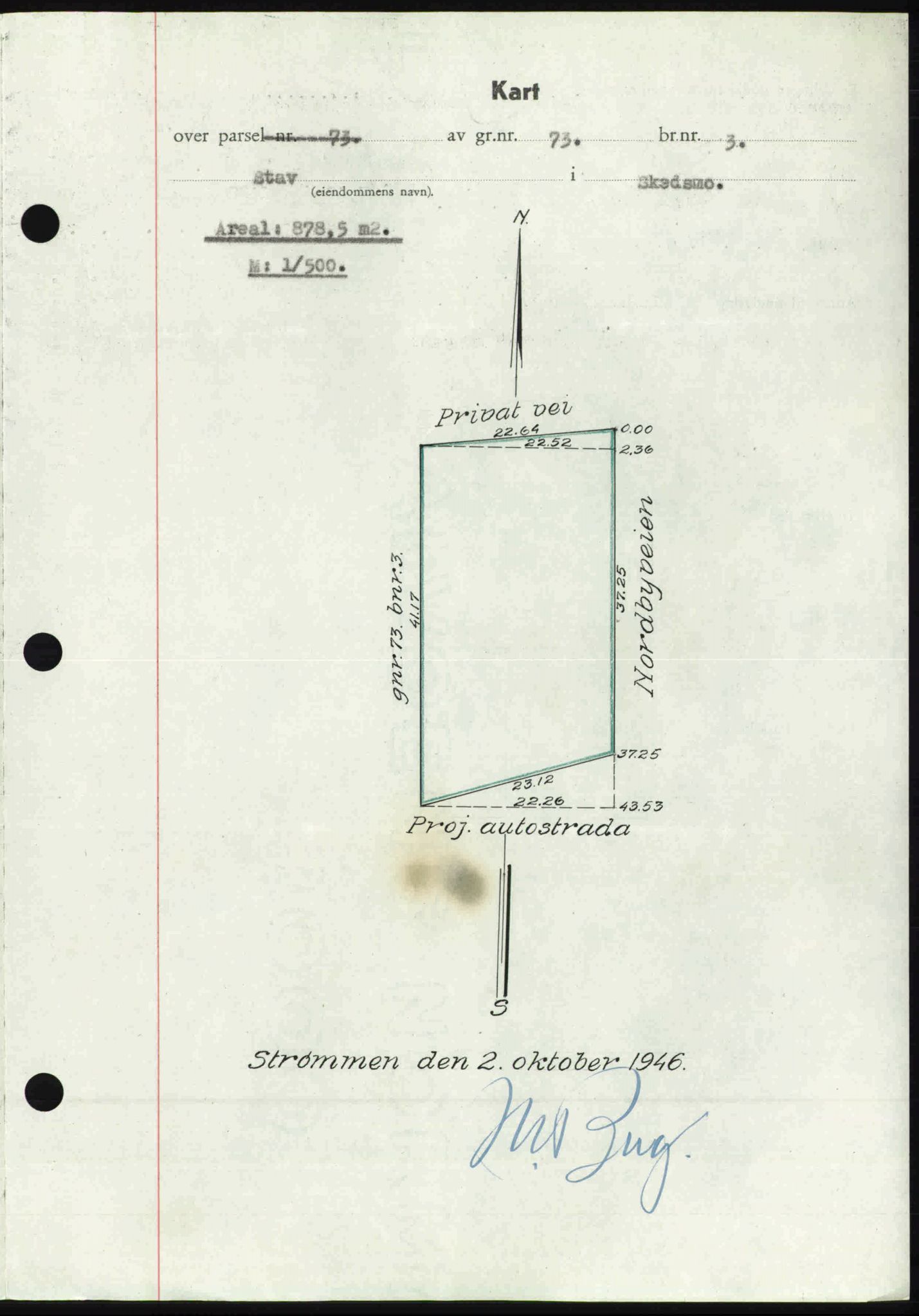 Nedre Romerike sorenskriveri, AV/SAO-A-10469/G/Gb/Gbd/L0017: Pantebok nr. 17, 1946-1946, Dagboknr: 3683/1946