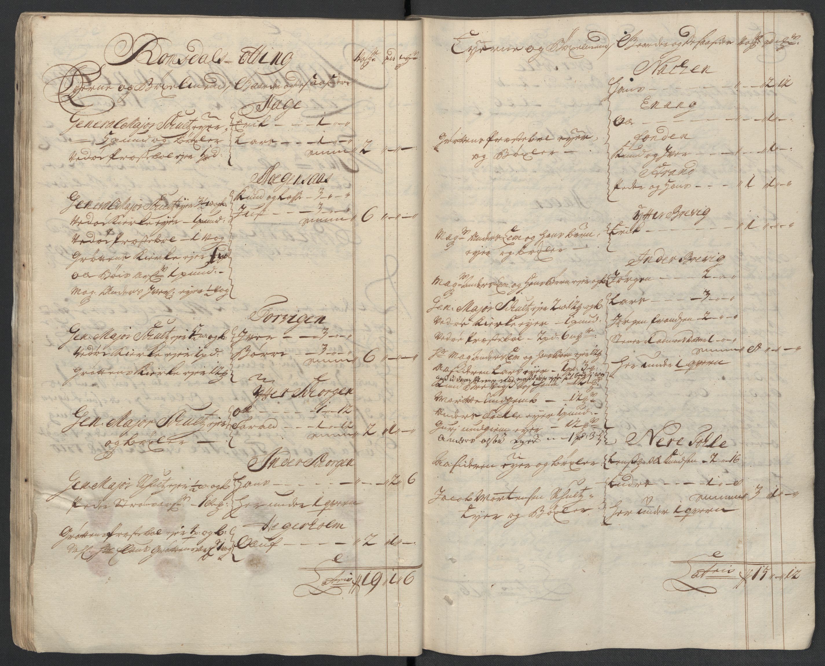 Rentekammeret inntil 1814, Reviderte regnskaper, Fogderegnskap, RA/EA-4092/R55/L3659: Fogderegnskap Romsdal, 1709-1710, s. 301