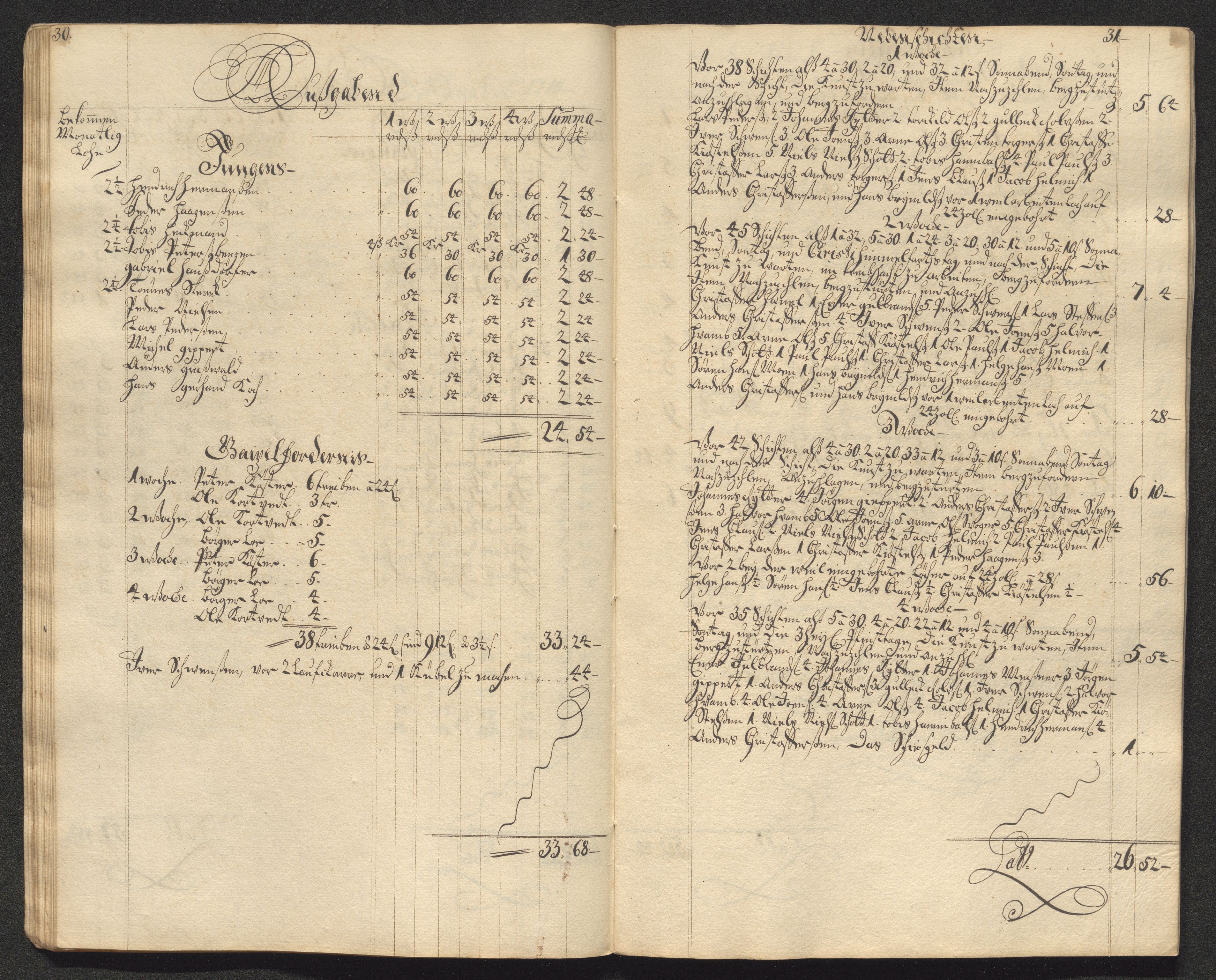 Kongsberg Sølvverk 1623-1816, AV/SAKO-EA-3135/001/D/Dc/Dcd/L0099: Utgiftsregnskap for gruver m.m., 1710, s. 253