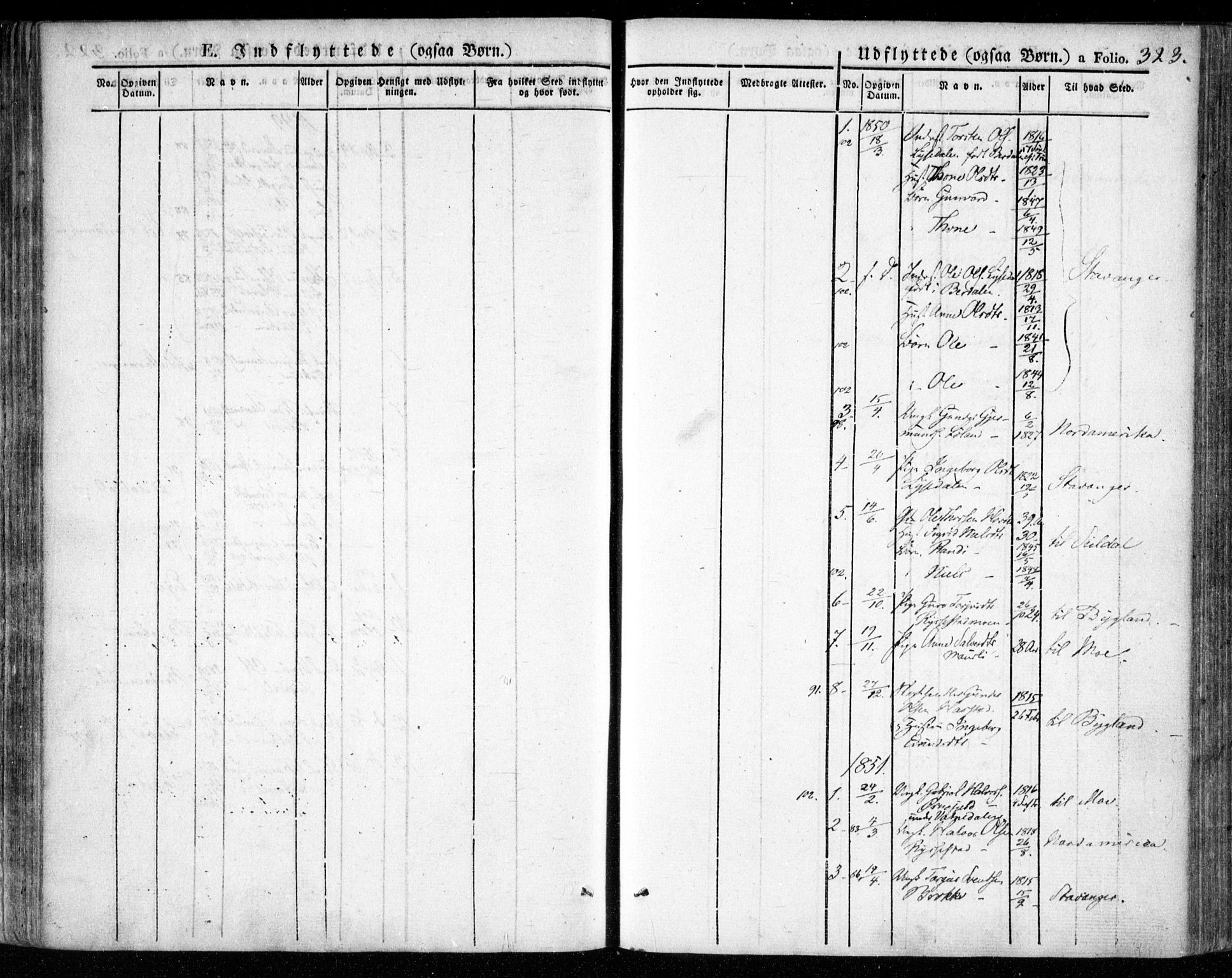 Valle sokneprestkontor, AV/SAK-1111-0044/F/Fa/Fac/L0006: Ministerialbok nr. A 6, 1831-1853, s. 323