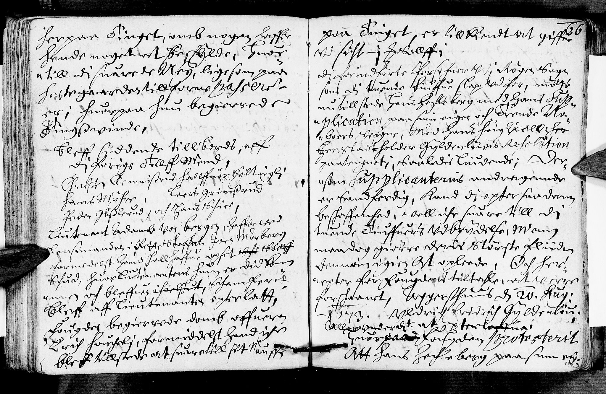 Lier, Røyken og Hurum sorenskriveri, AV/SAKO-A-89/F/Fa/L0014: Tingbok, 1673, s. 66