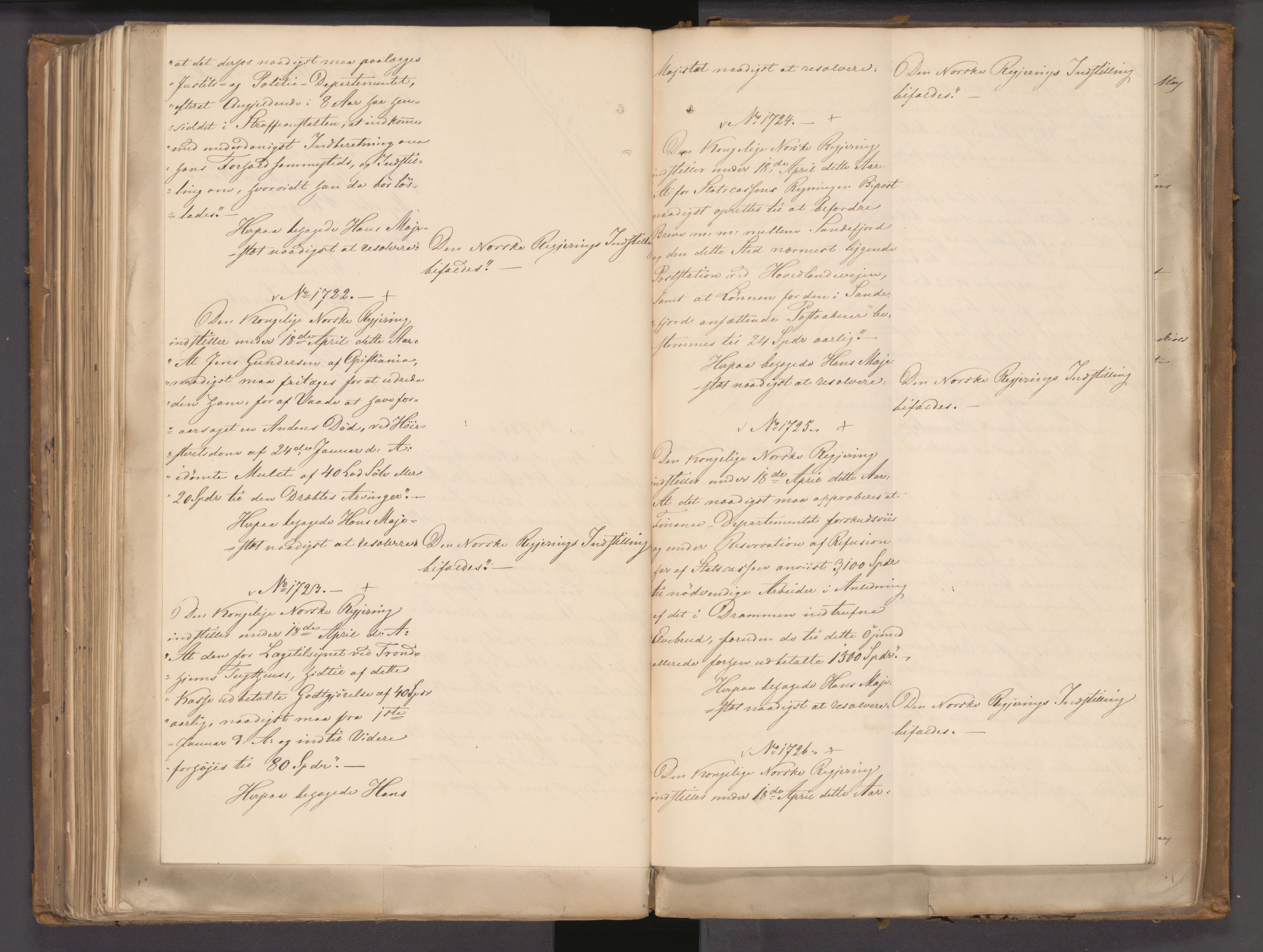 Statsrådssekretariatet, AV/RA-S-1001/A/Ab/L0044: Kgl. res. nr. 1193-1948, 1. halvår, 1837