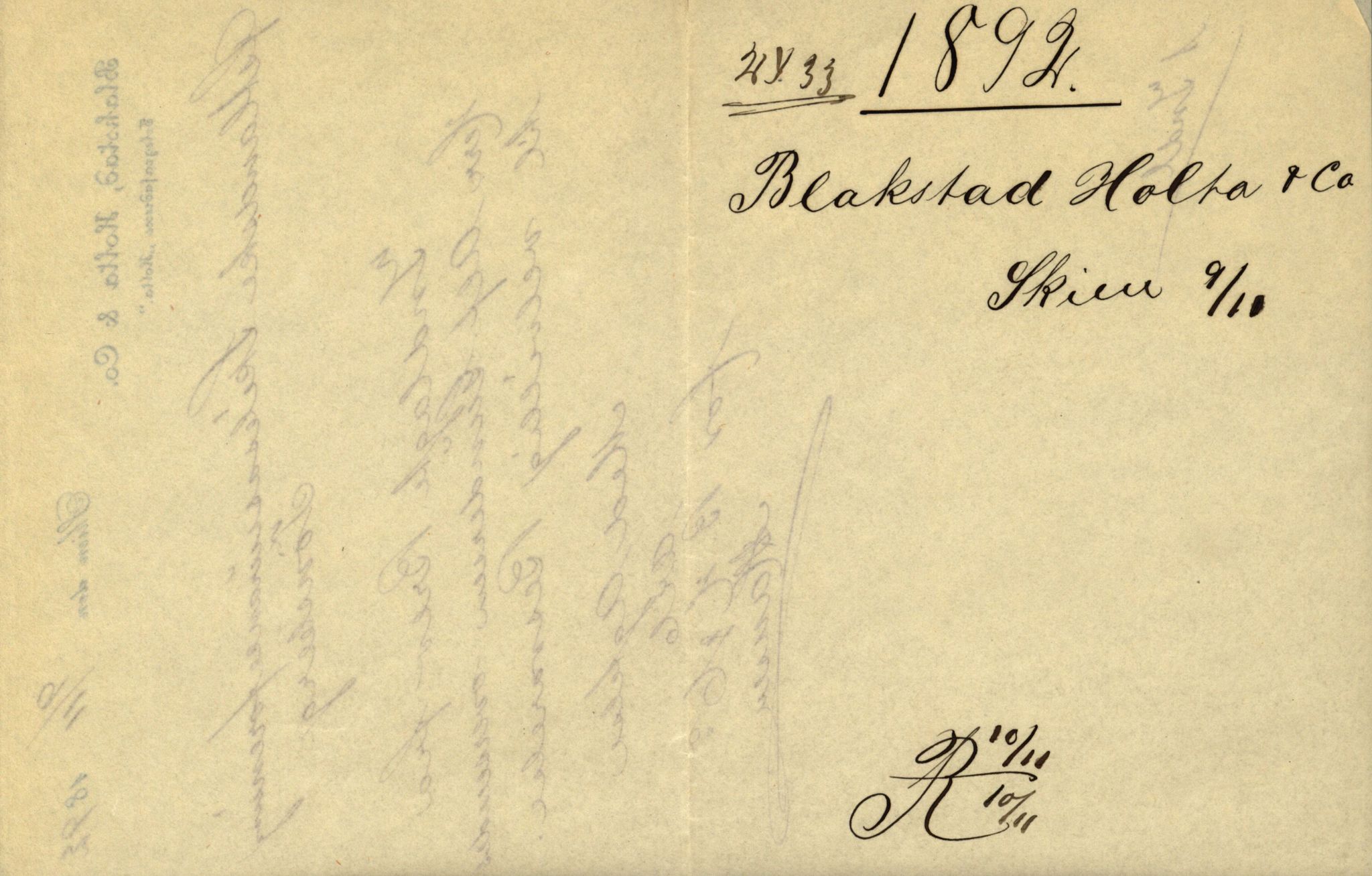 Pa 63 - Østlandske skibsassuranceforening, VEMU/A-1079/G/Ga/L0029/0007: Havaridokumenter / Diamant, Foldin, Aise, Florida, Flora, 1892, s. 126