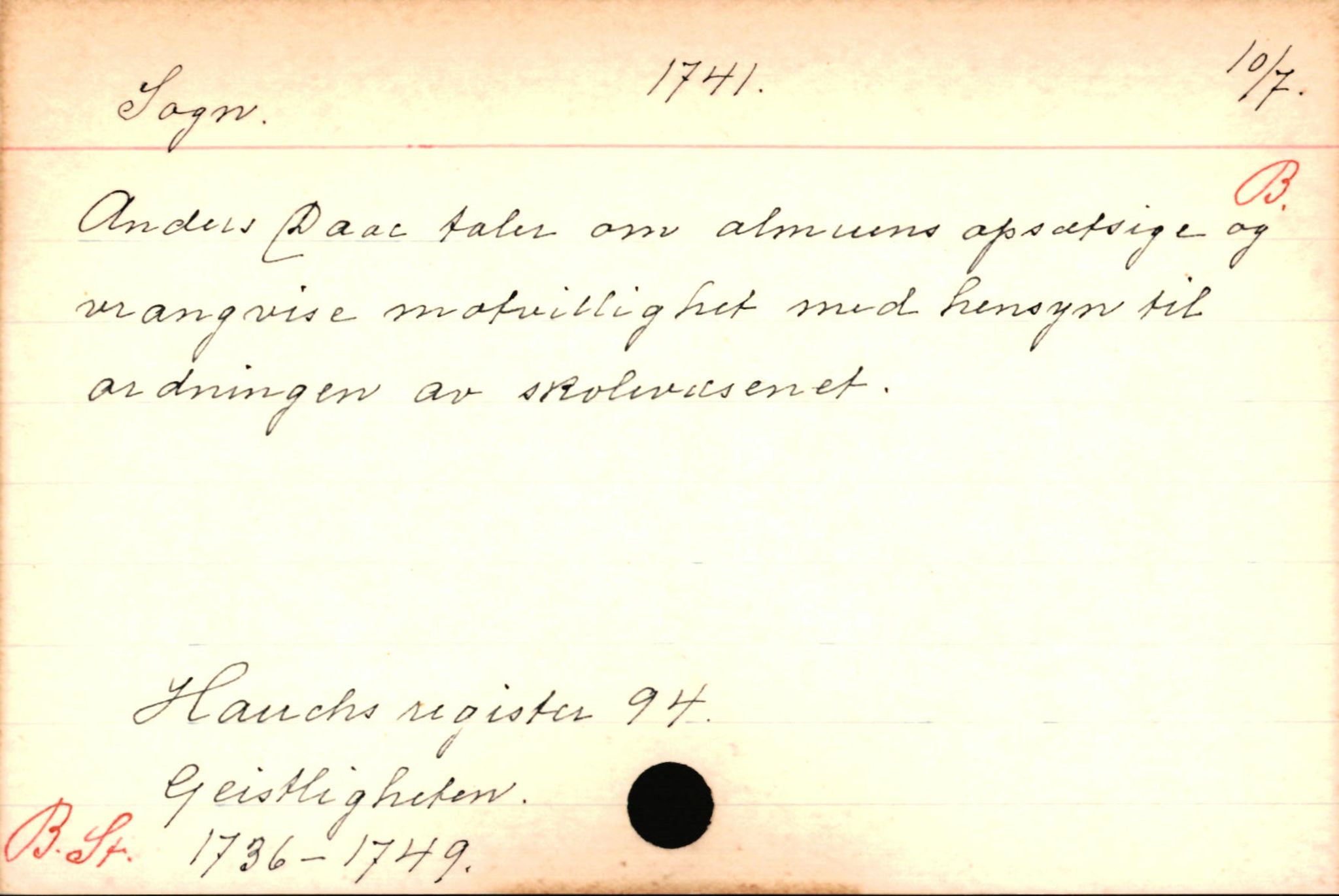 Haugen, Johannes - lærer, AV/SAB-SAB/PA-0036/01/L0001: Om klokkere og lærere, 1521-1904, s. 8076