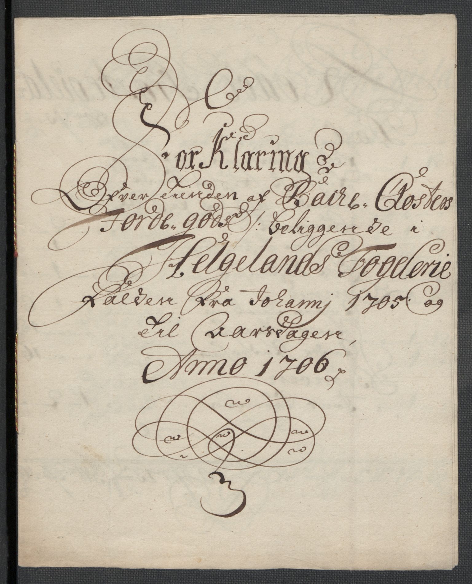 Rentekammeret inntil 1814, Reviderte regnskaper, Fogderegnskap, AV/RA-EA-4092/R65/L4509: Fogderegnskap Helgeland, 1706-1707, s. 11