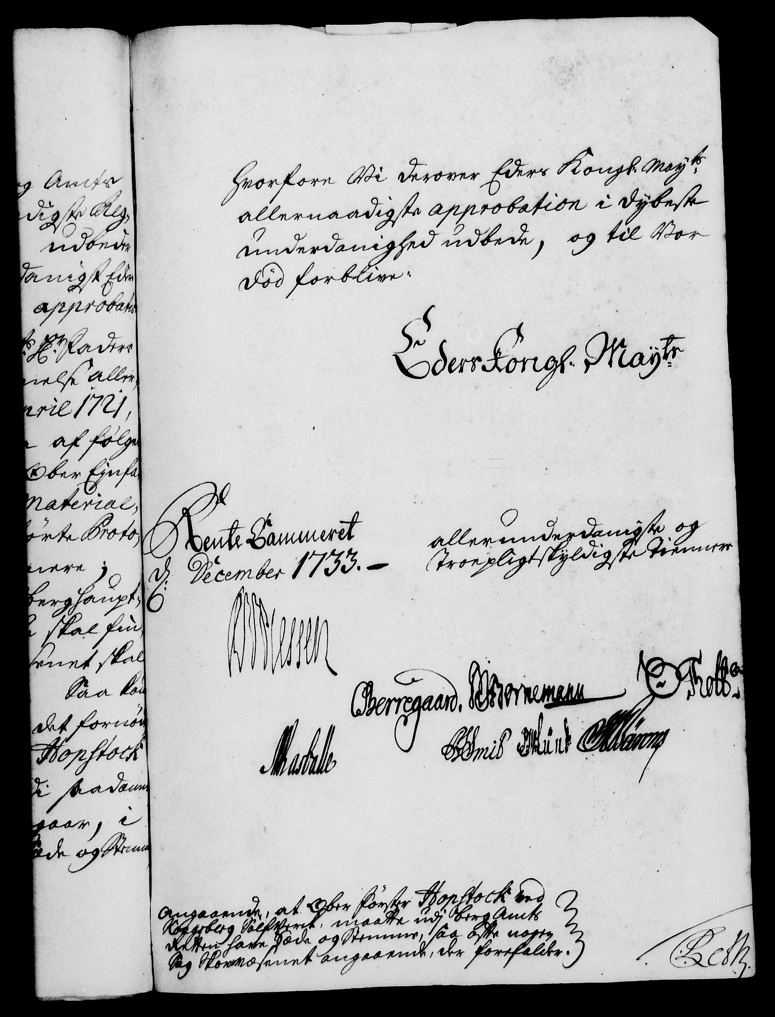 Rentekammeret, Kammerkanselliet, RA/EA-3111/G/Gf/Gfa/L0016: Norsk relasjons- og resolusjonsprotokoll (merket RK 52.16), 1733, s. 448