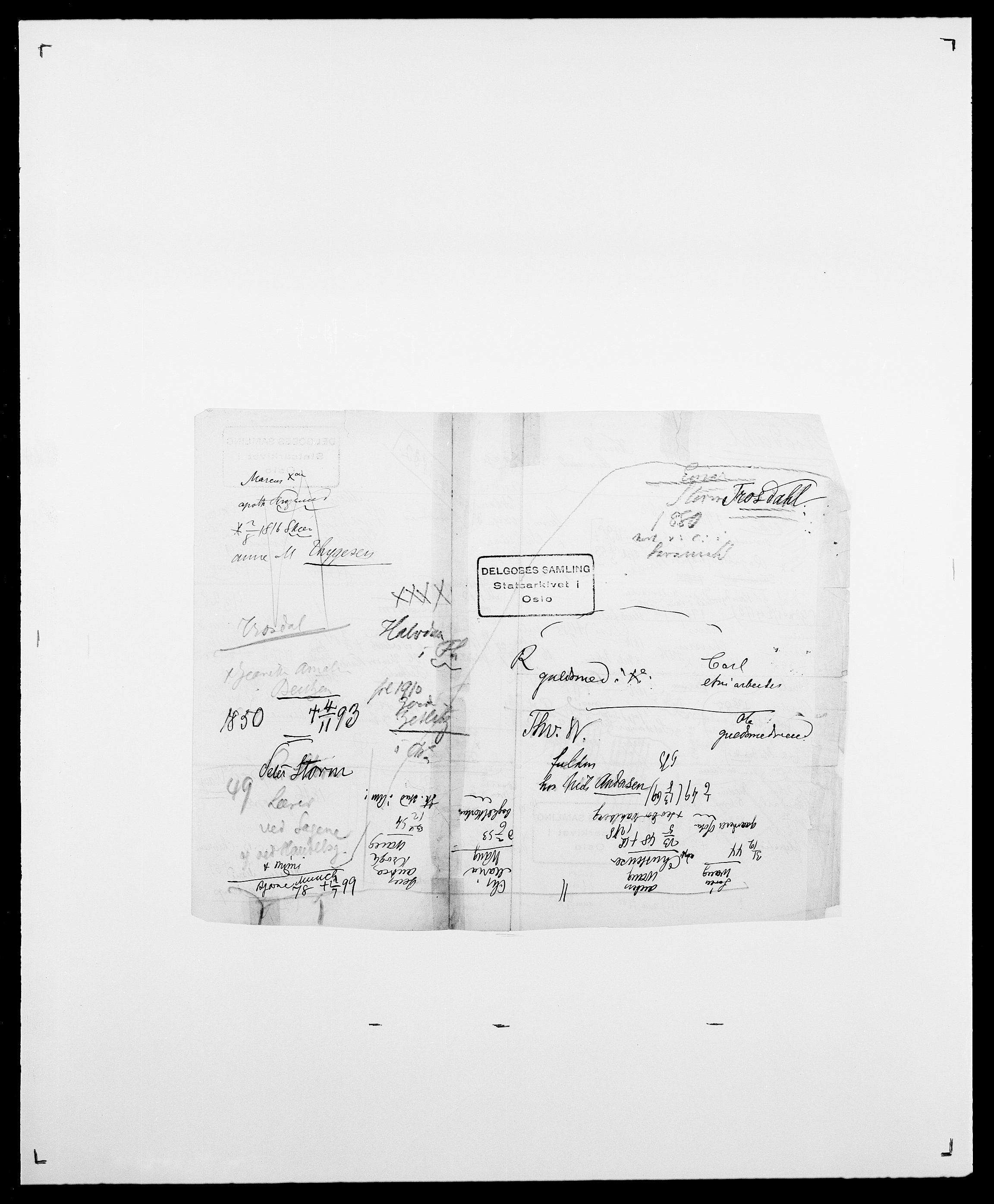 Delgobe, Charles Antoine - samling, AV/SAO-PAO-0038/D/Da/L0039: Thorsen - Urup, s. 391