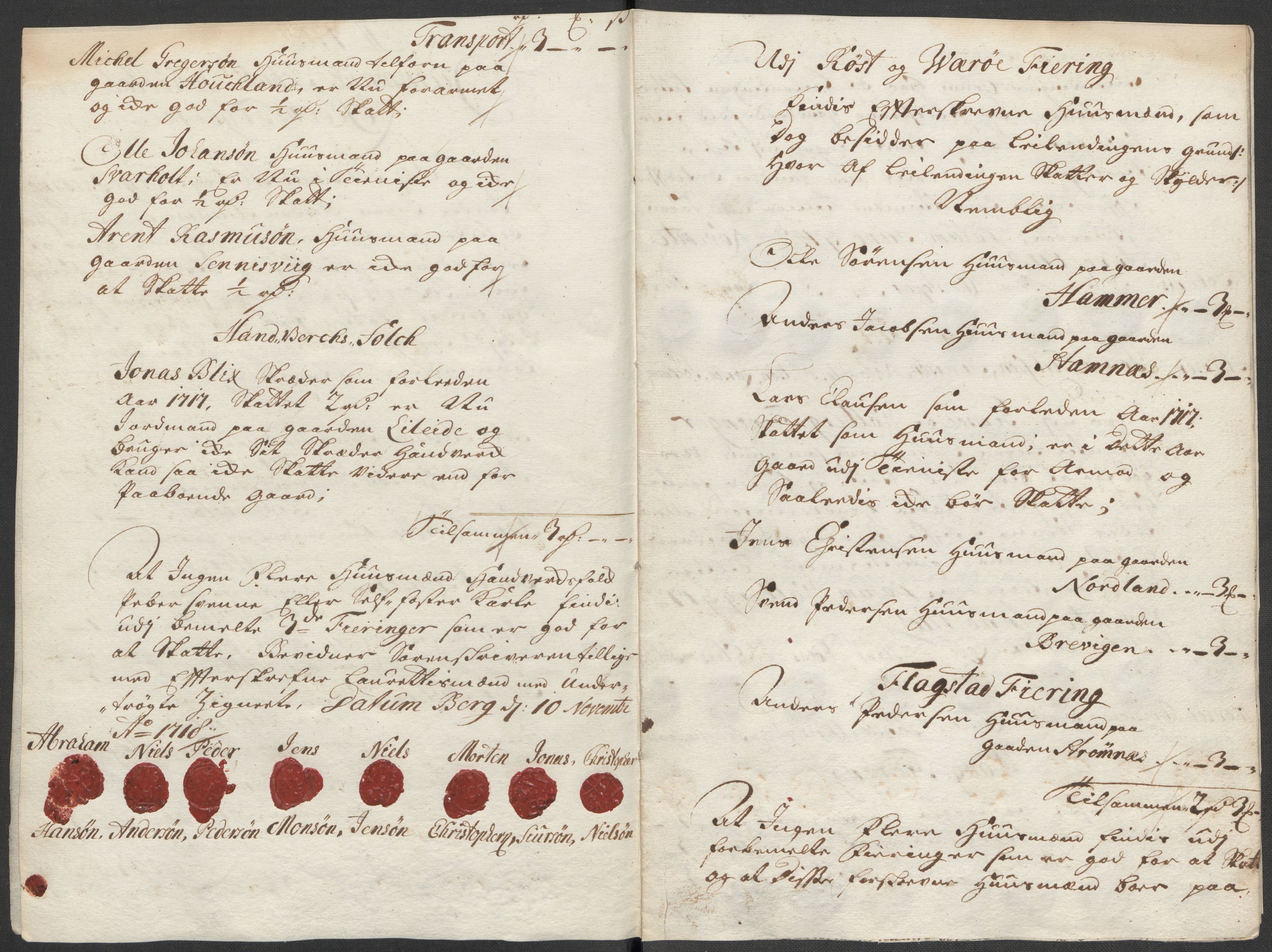 Rentekammeret inntil 1814, Reviderte regnskaper, Fogderegnskap, AV/RA-EA-4092/R67/L4684: Fogderegnskap Vesterålen, Andenes og Lofoten, 1718, s. 129