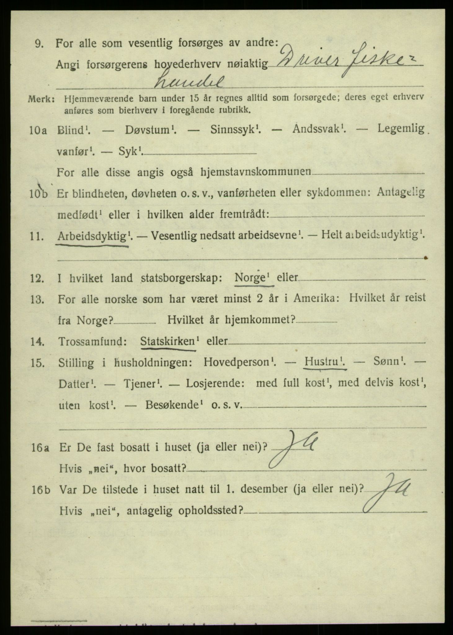 SAB, Folketelling 1920 for 1247 Askøy herred, 1920, s. 7599