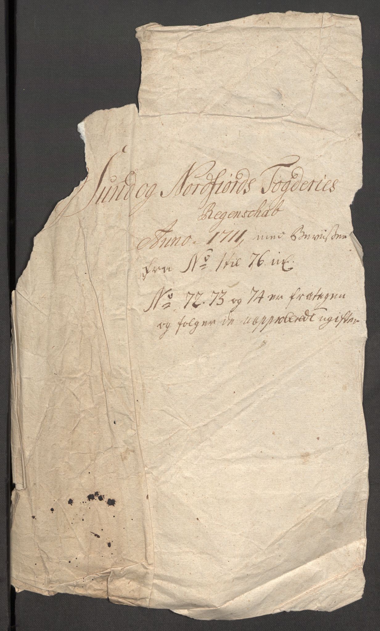 Rentekammeret inntil 1814, Reviderte regnskaper, Fogderegnskap, AV/RA-EA-4092/R53/L3433: Fogderegnskap Sunn- og Nordfjord, 1710-1711, s. 194