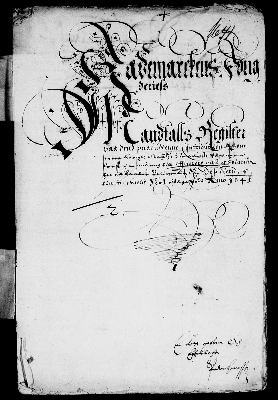 Rentekammeret inntil 1814, Reviderte regnskaper, Lensregnskaper, AV/RA-EA-5023/R/Rb/Rba/L0162: Akershus len, 1641-1642