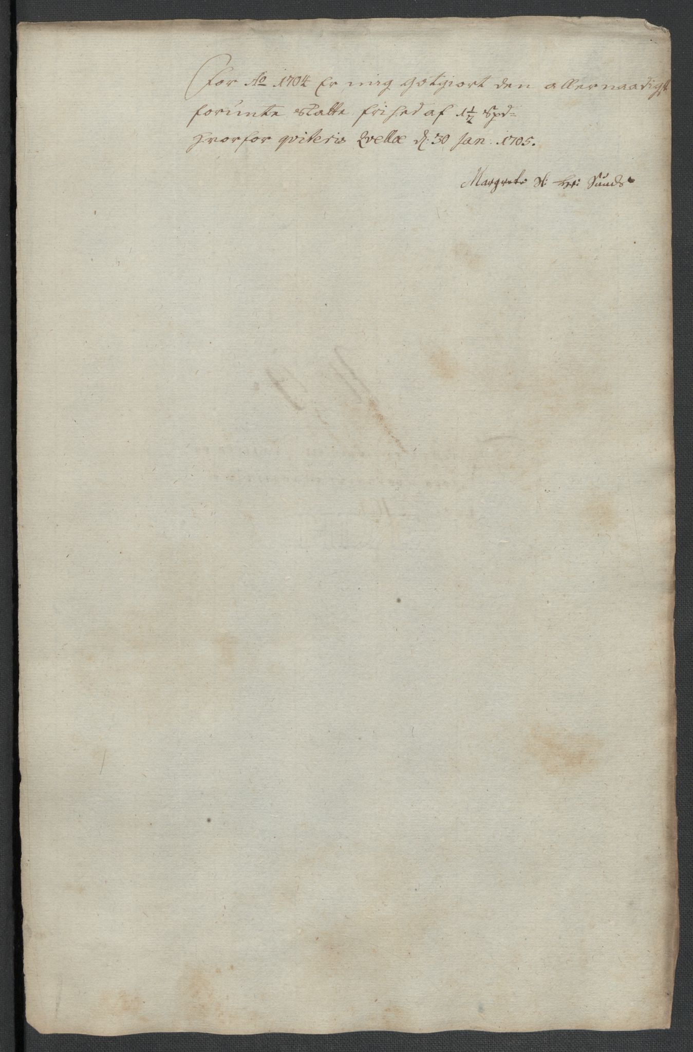 Rentekammeret inntil 1814, Reviderte regnskaper, Fogderegnskap, RA/EA-4092/R61/L4109: Fogderegnskap Strinda og Selbu, 1704-1706, s. 200