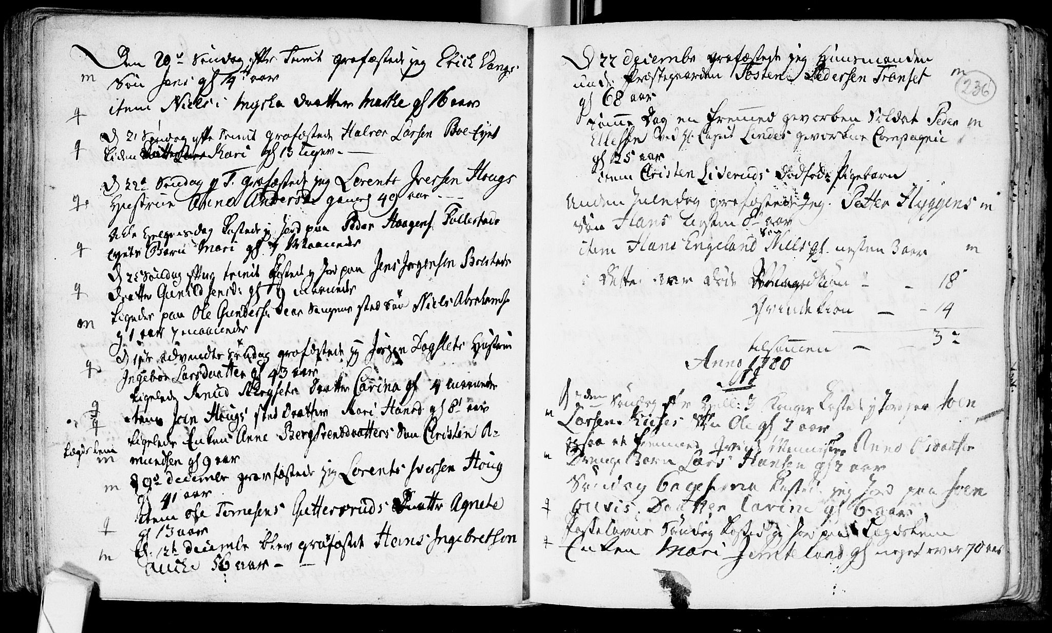Røyken kirkebøker, AV/SAKO-A-241/F/Fa/L0002: Ministerialbok nr. 2, 1731-1782, s. 236