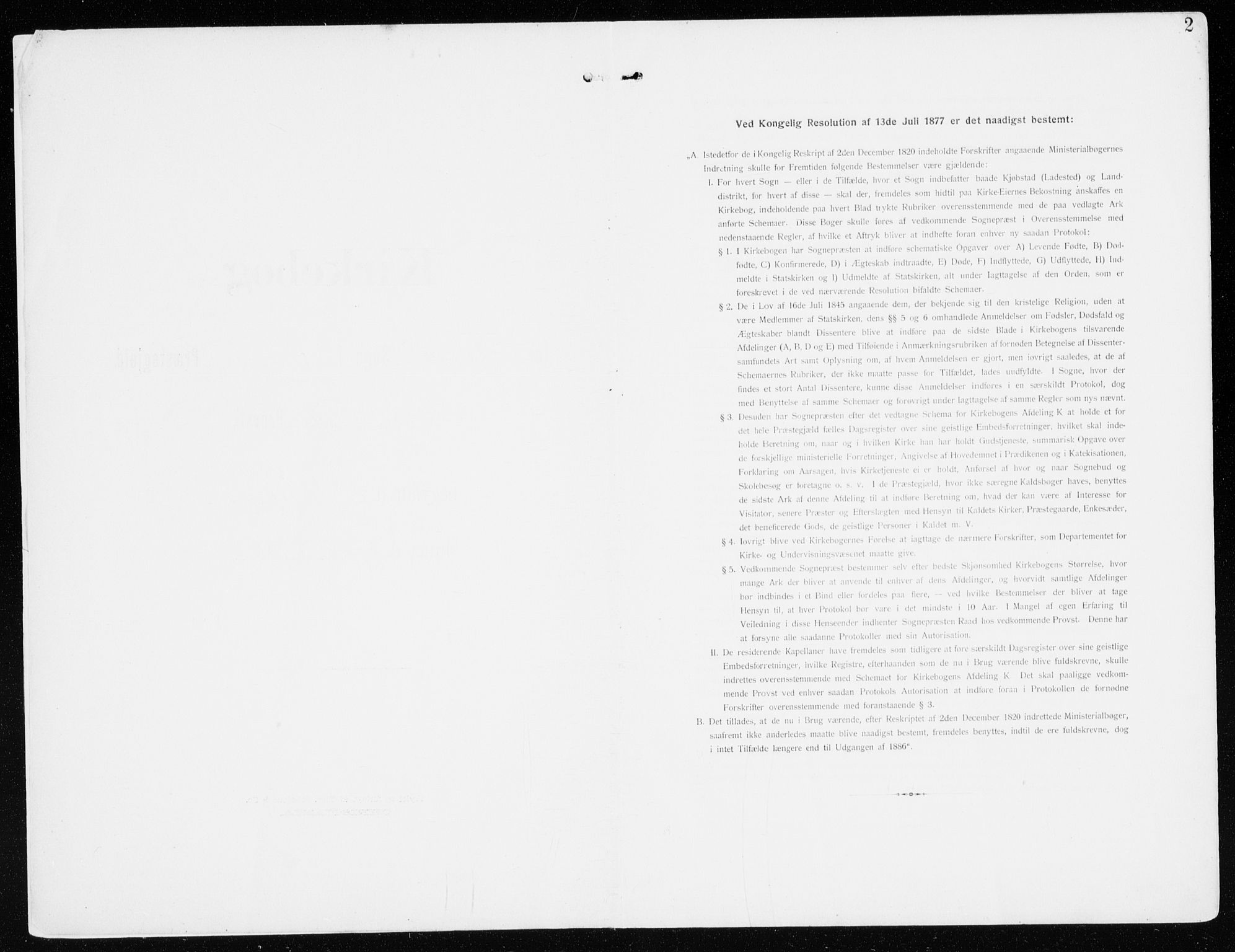 Furnes prestekontor, SAH/PREST-012/K/Ka/L0001: Ministerialbok nr. 1, 1907-1935, s. 2