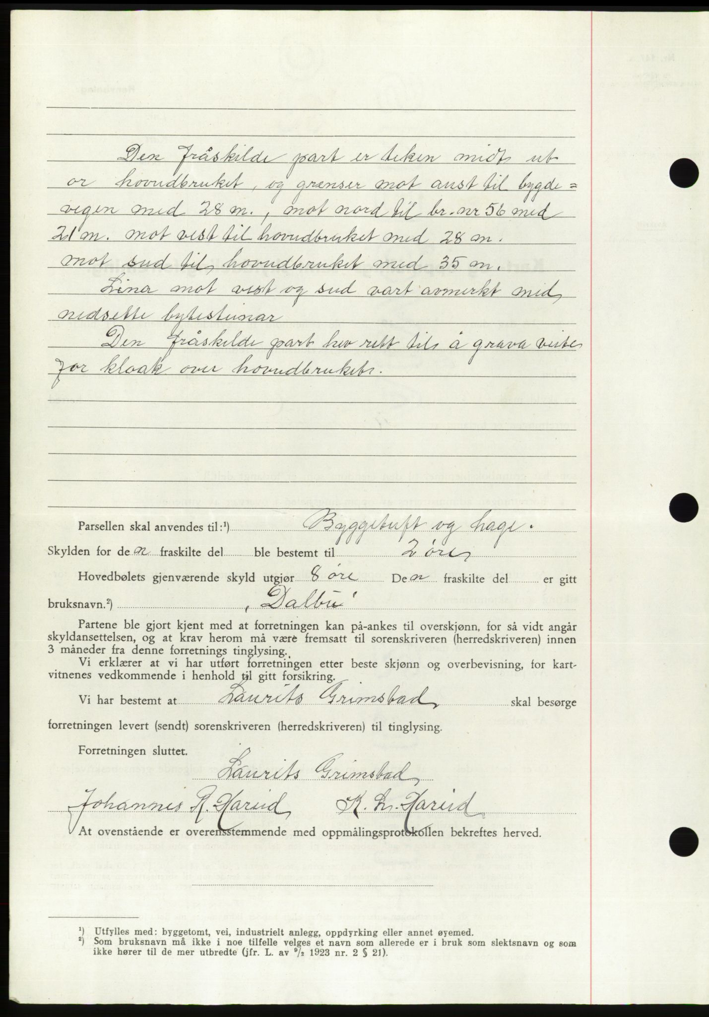 Søre Sunnmøre sorenskriveri, AV/SAT-A-4122/1/2/2C/L0083: Pantebok nr. 9A, 1948-1949, Dagboknr: 1623/1948