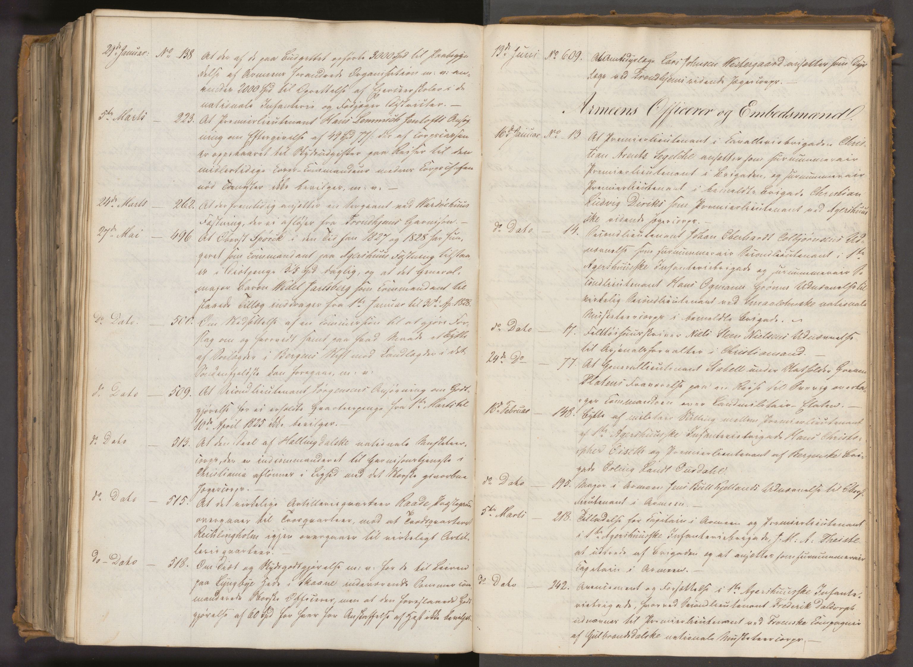 Statsrådssekretariatet, AV/RA-S-1001/A/Ab/L0026: Kgl. res. nr. 1-704, 1. halvår, 1828