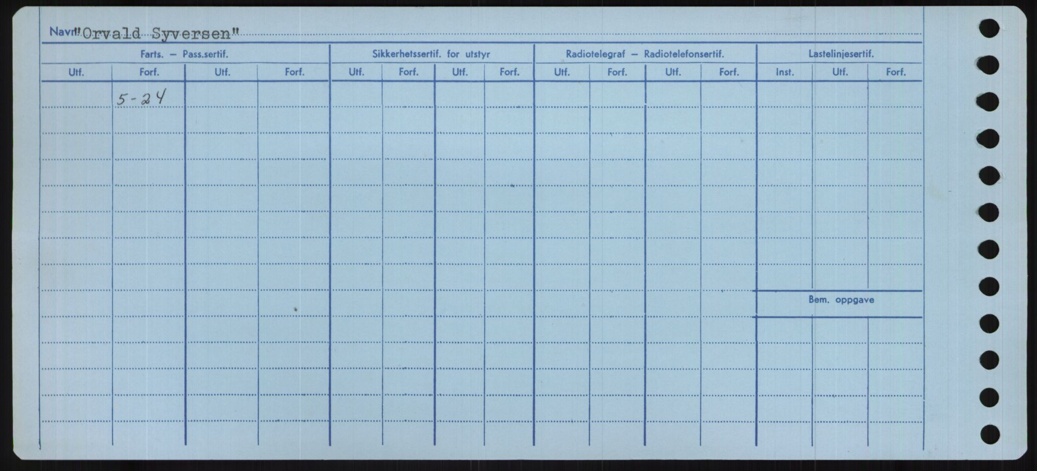 Sjøfartsdirektoratet med forløpere, Skipsmålingen, RA/S-1627/H/Ha/L0004/0002: Fartøy, Mas-R / Fartøy, Odin-R, s. 138