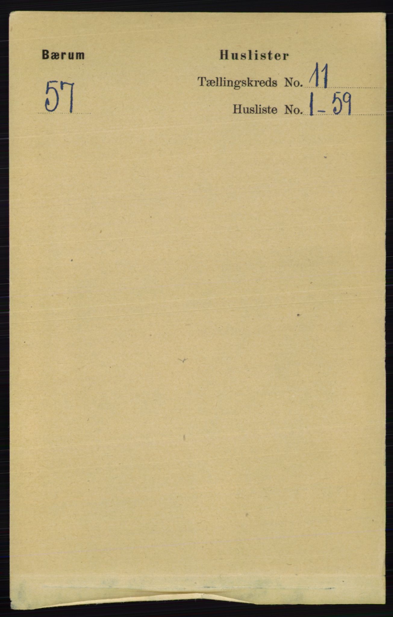 RA, Folketelling 1891 for 0219 Bærum herred, 1891, s. 7117