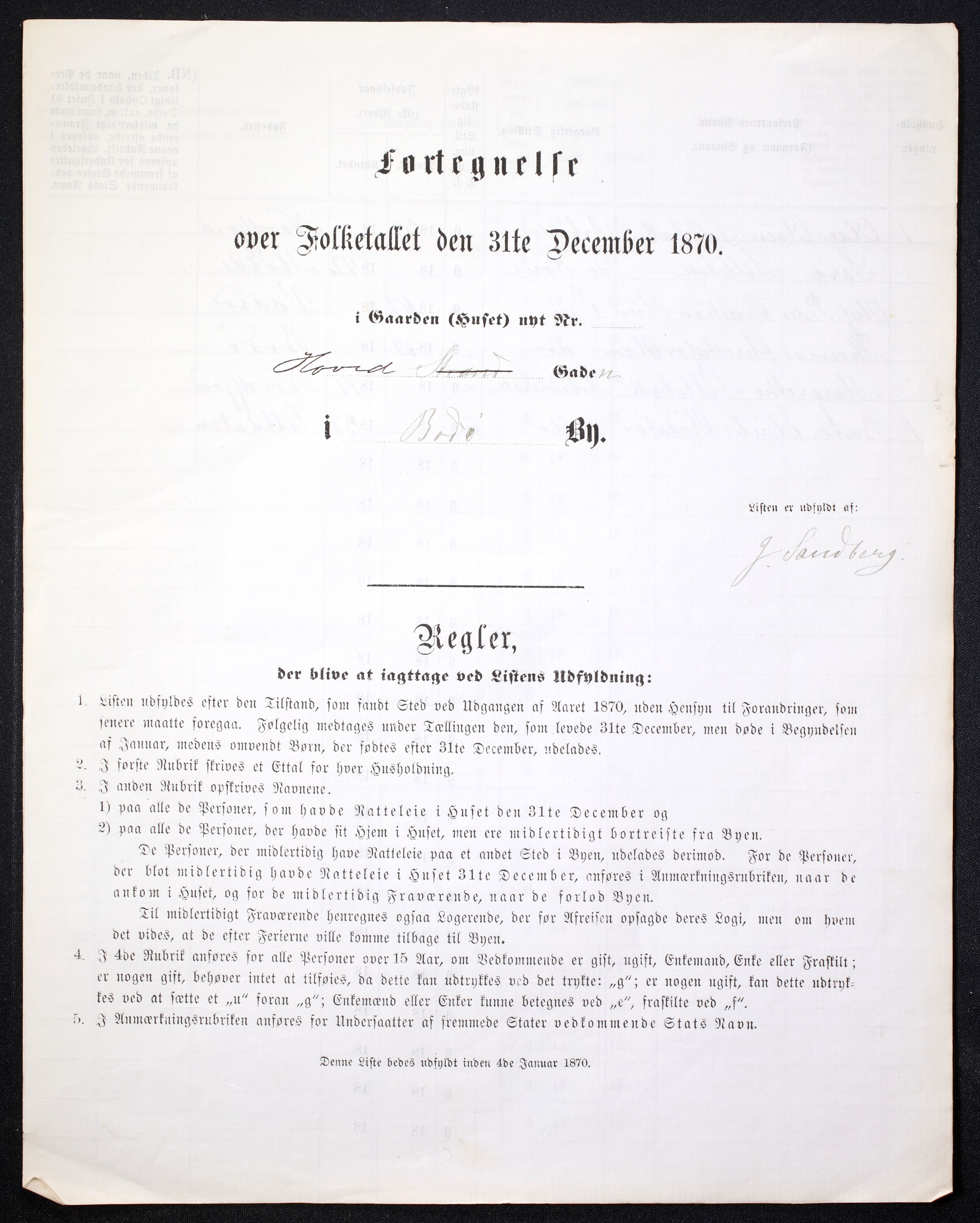 RA, Folketelling 1870 for 1804 Bodø kjøpstad, 1870, s. 21